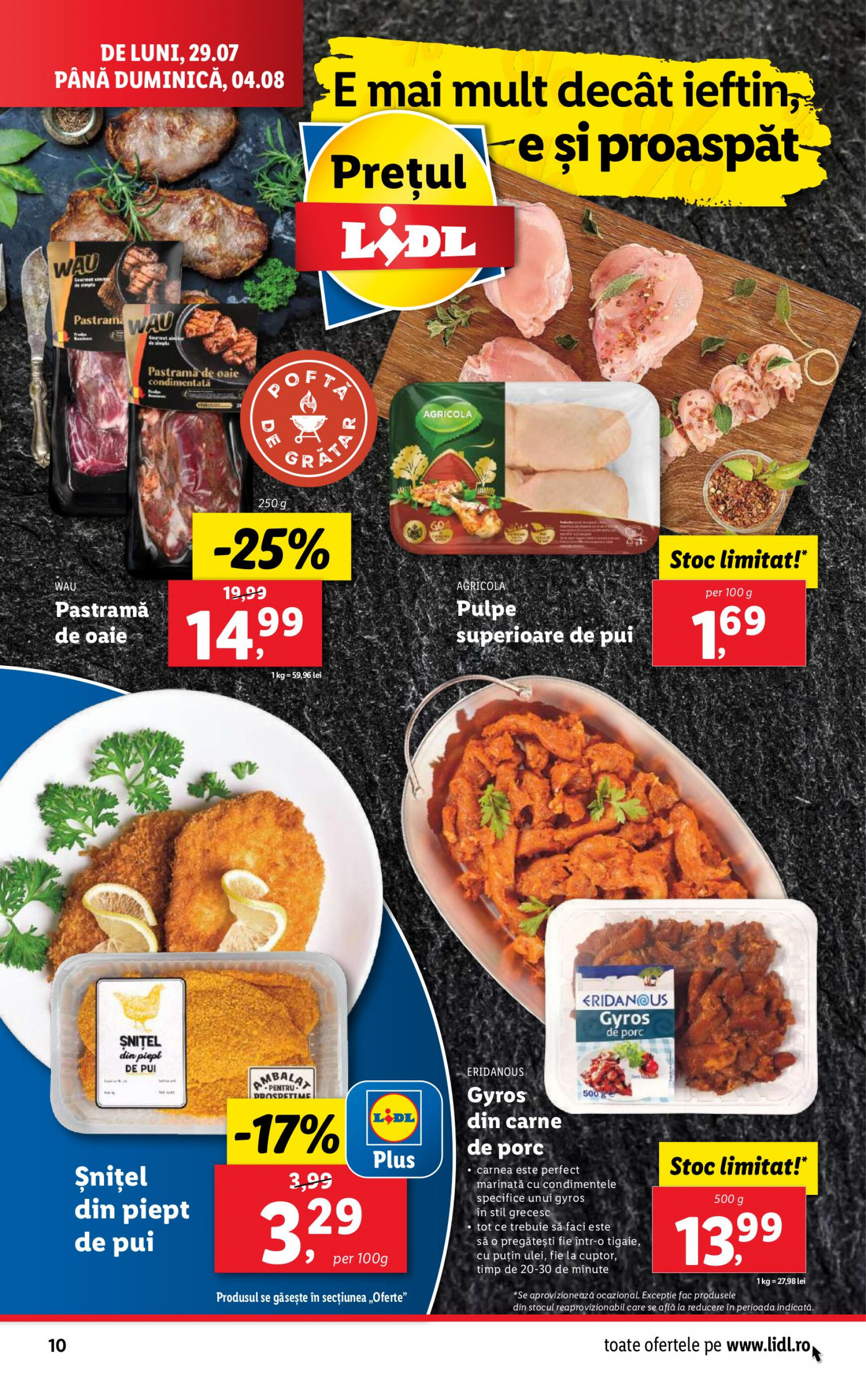 lidl - Catalog nou Lidl 29.07. - 04.08. - page: 10