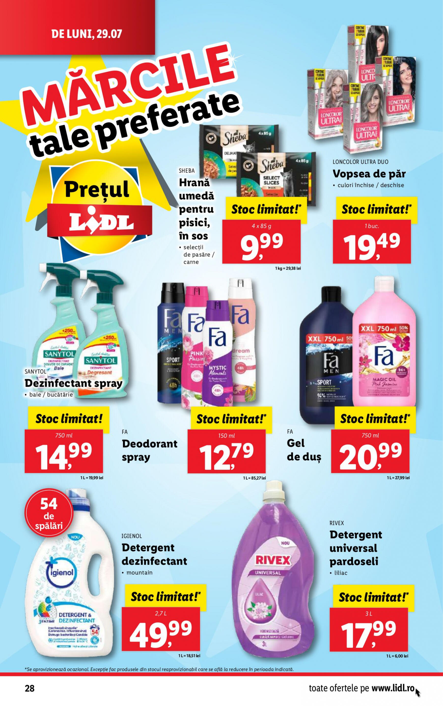 lidl - Catalog nou Lidl 29.07. - 04.08. - page: 28