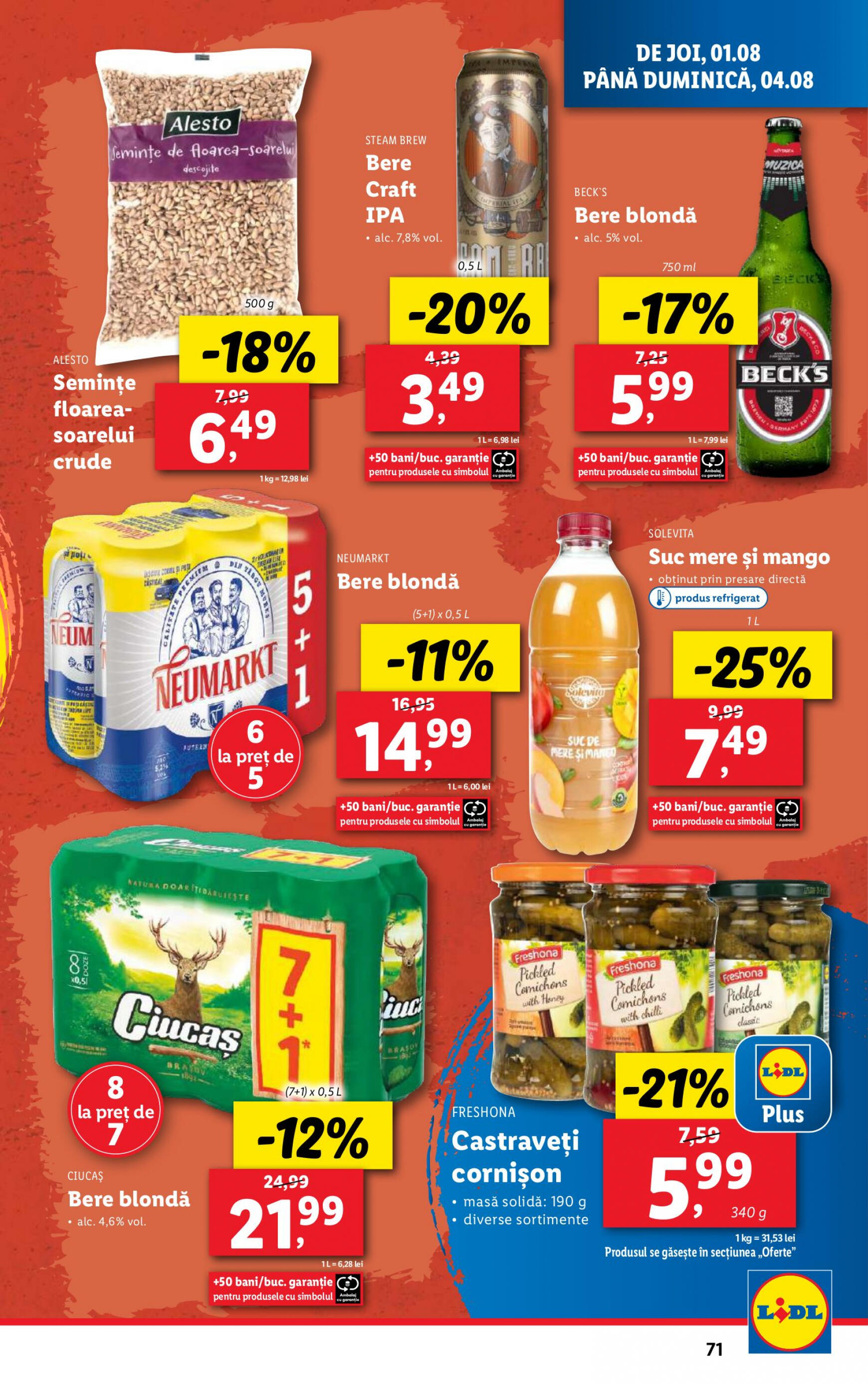 lidl - Catalog nou Lidl 29.07. - 04.08. - page: 71