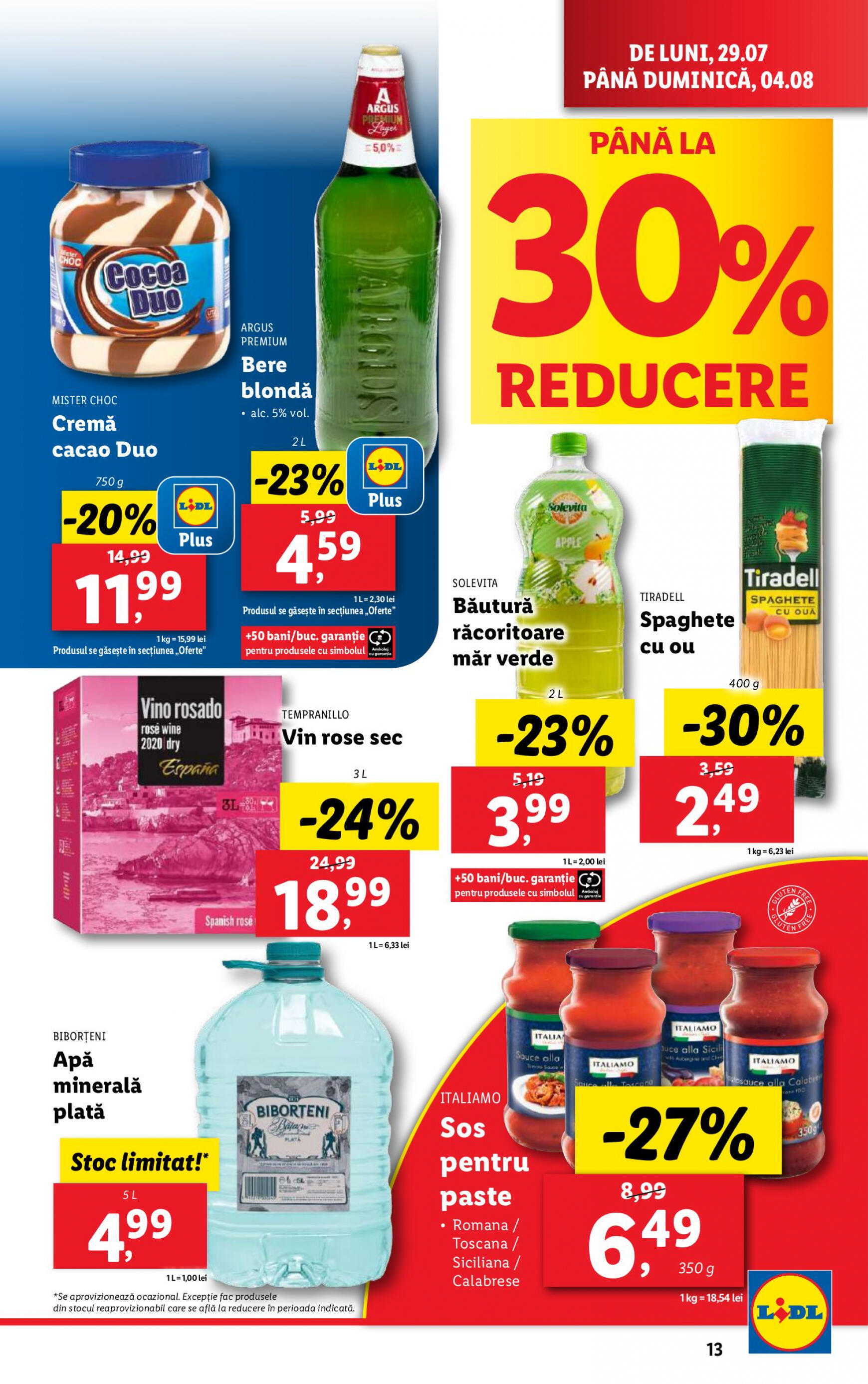 lidl - Catalog nou Lidl 29.07. - 04.08. - page: 13