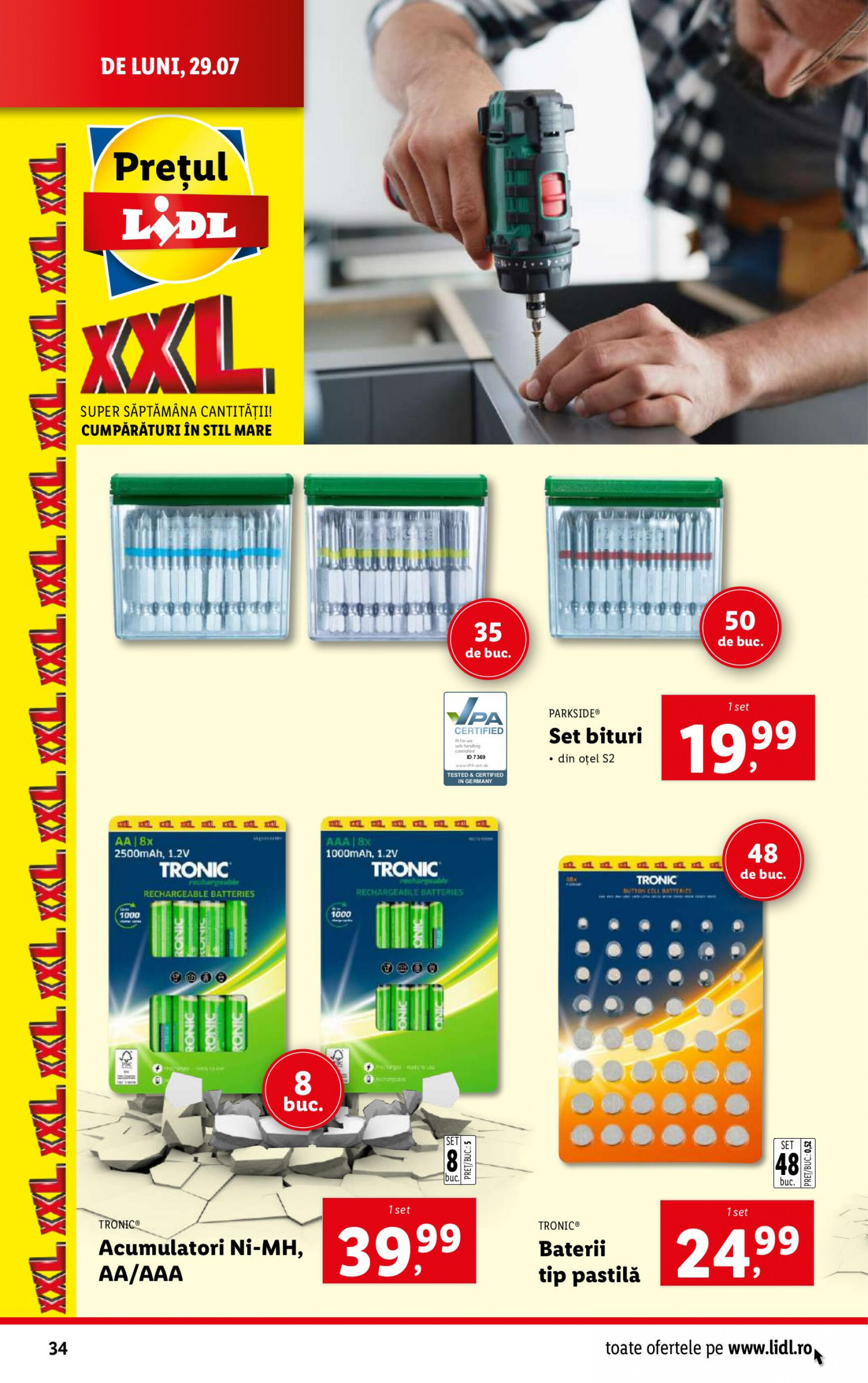 lidl - Catalog nou Lidl 29.07. - 04.08. - page: 34