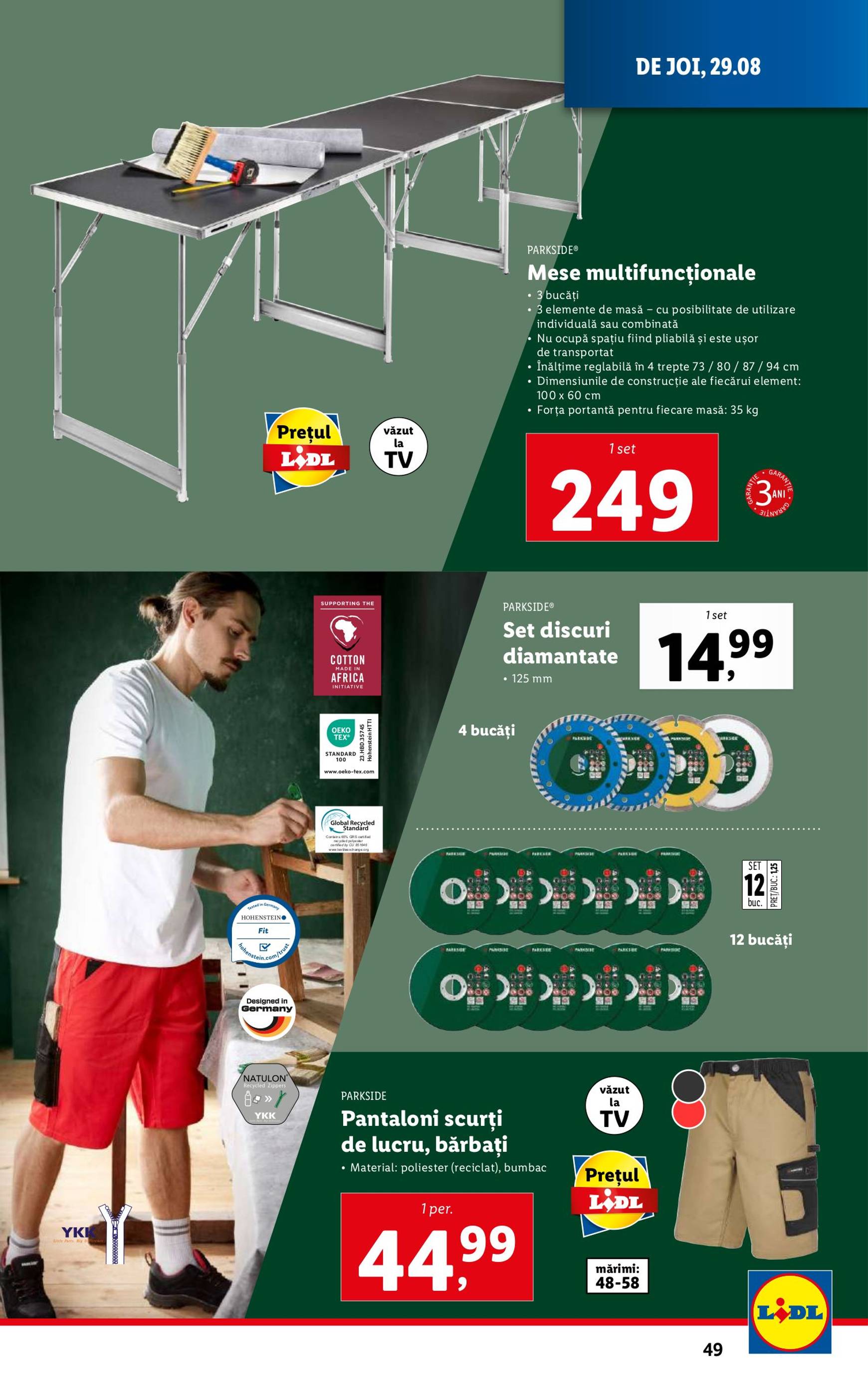 lidl - Catalog nou Lidl 26.08. - 01.09. - page: 49