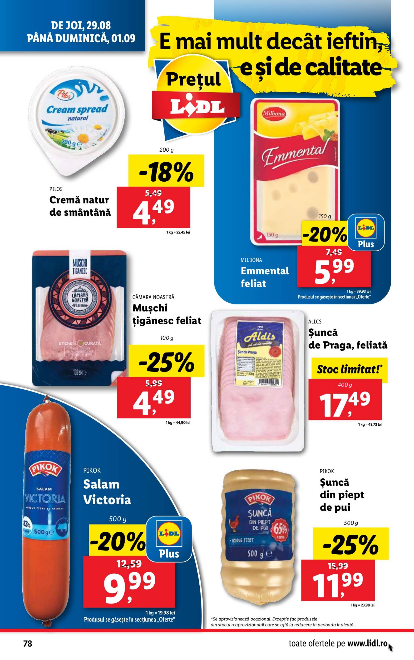 lidl - Catalog nou Lidl 26.08. - 01.09. - page: 78