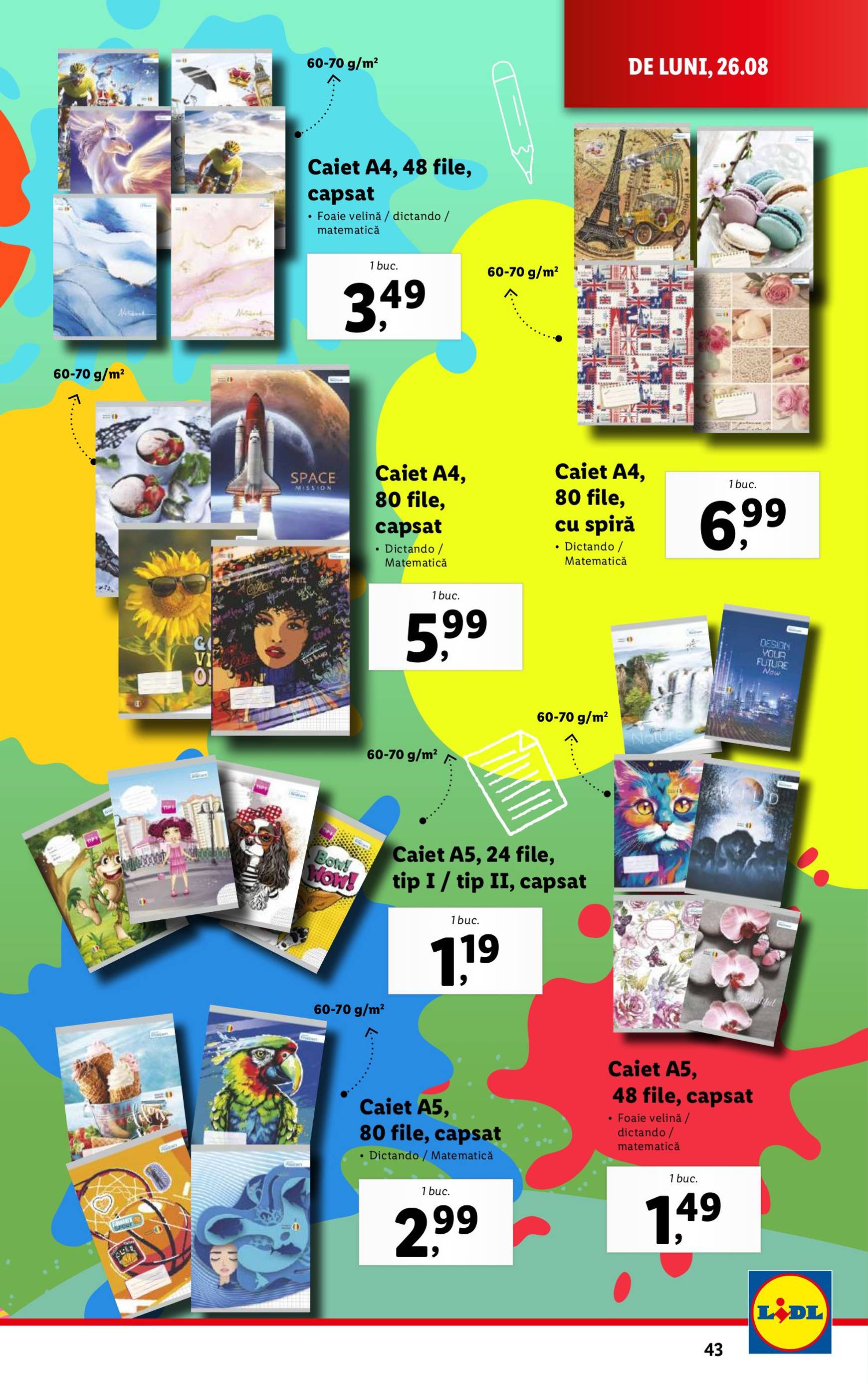 lidl - Catalog nou Lidl 26.08. - 01.09. - page: 43