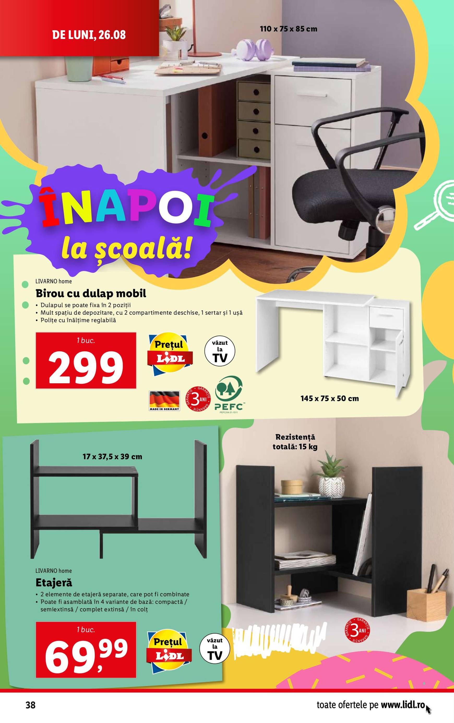 lidl - Catalog nou Lidl 26.08. - 01.09. - page: 38