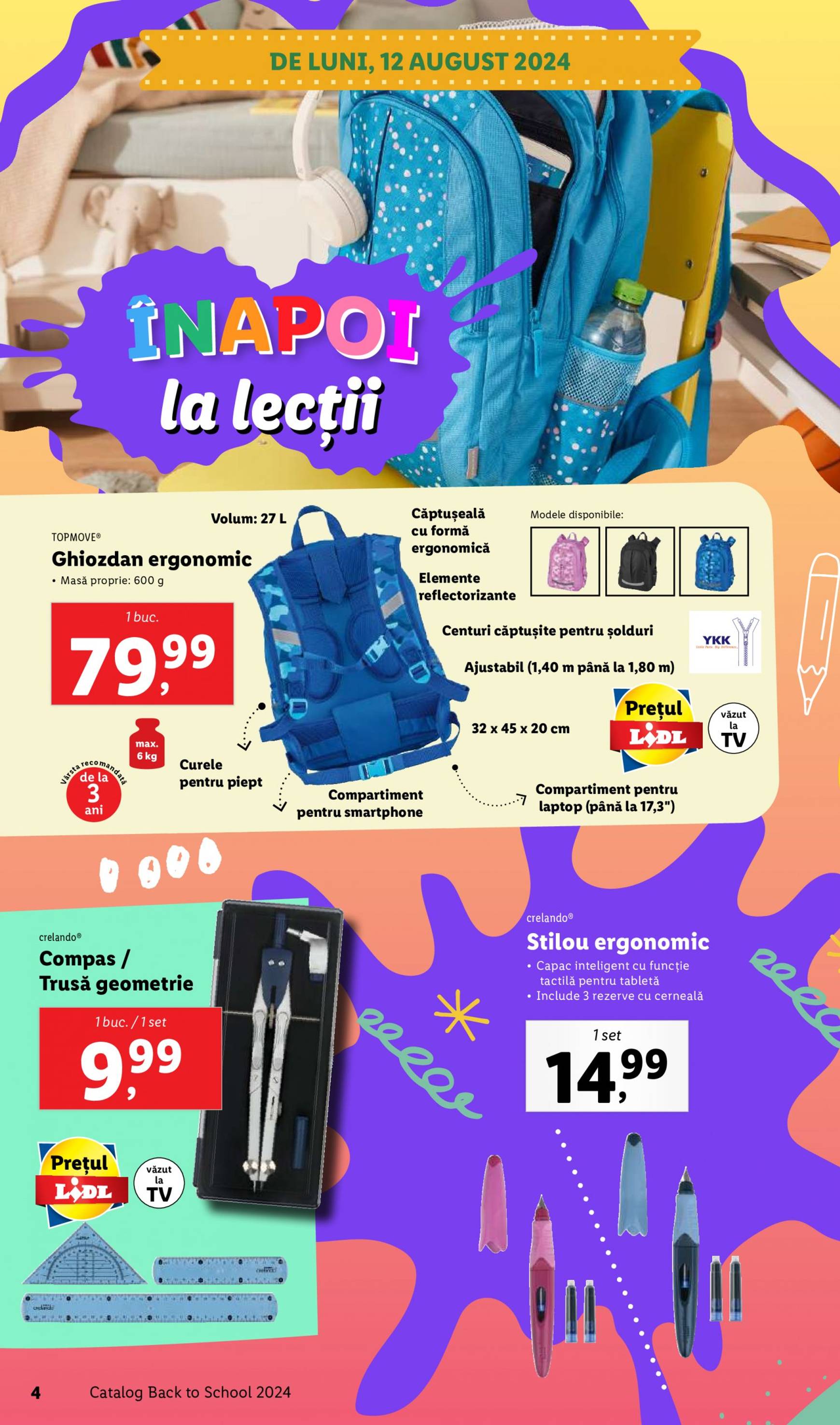 lidl - Catalog nou Lidl 12.08. - 01.09. - page: 4