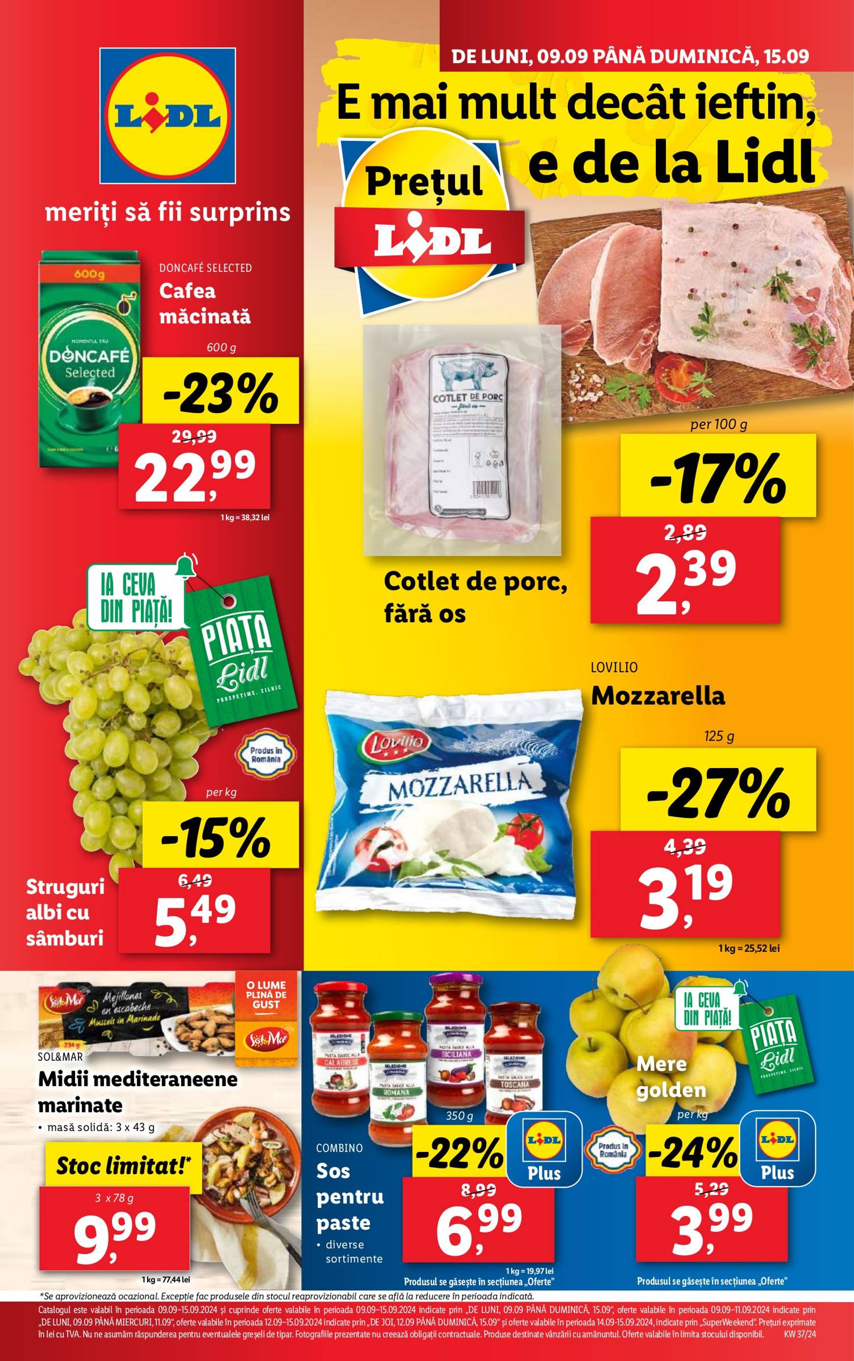 lidl - Catalog nou Lidl 09.09. - 15.09.