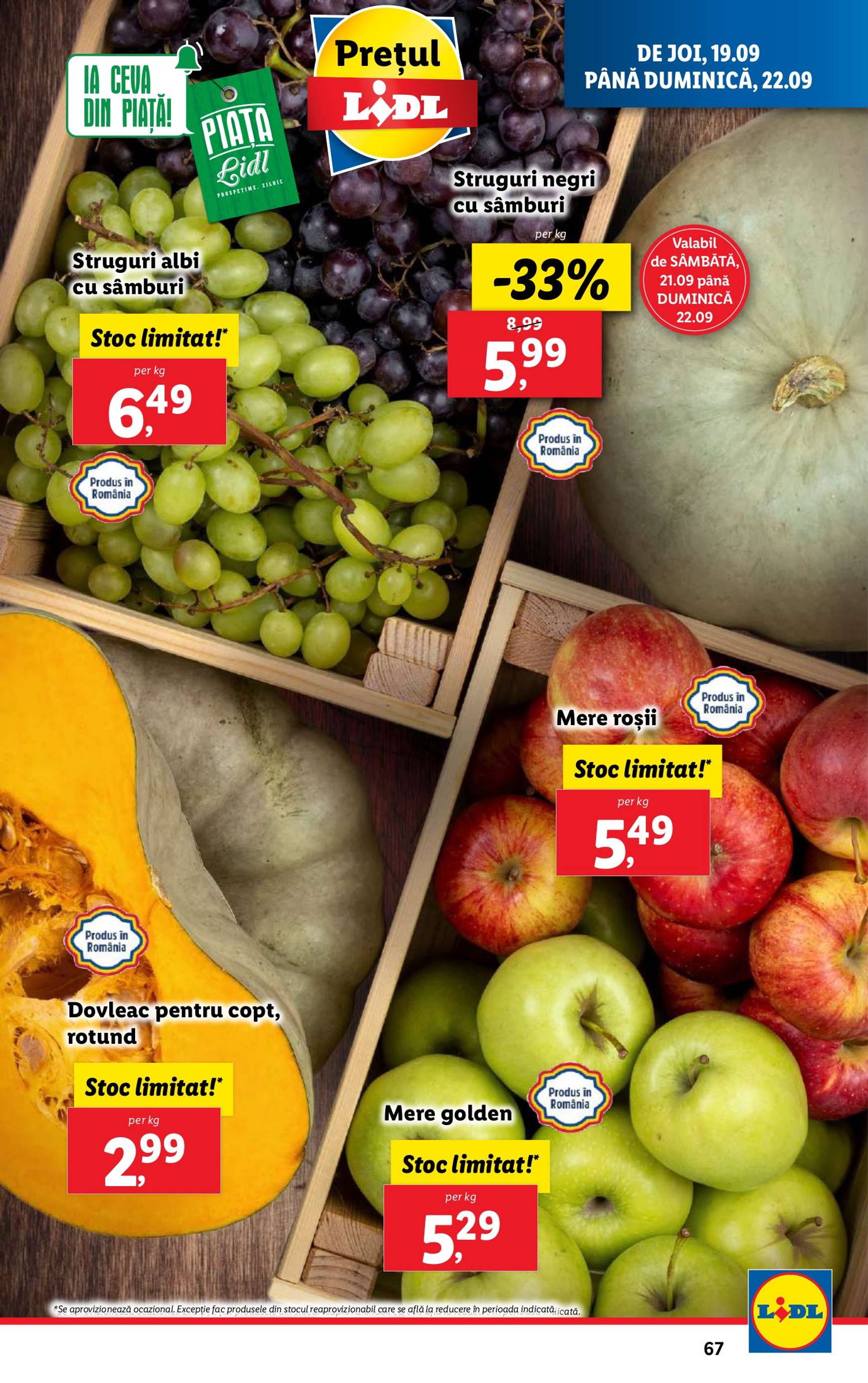 lidl - Catalog nou Lidl 16.09. - 22.09. - page: 67