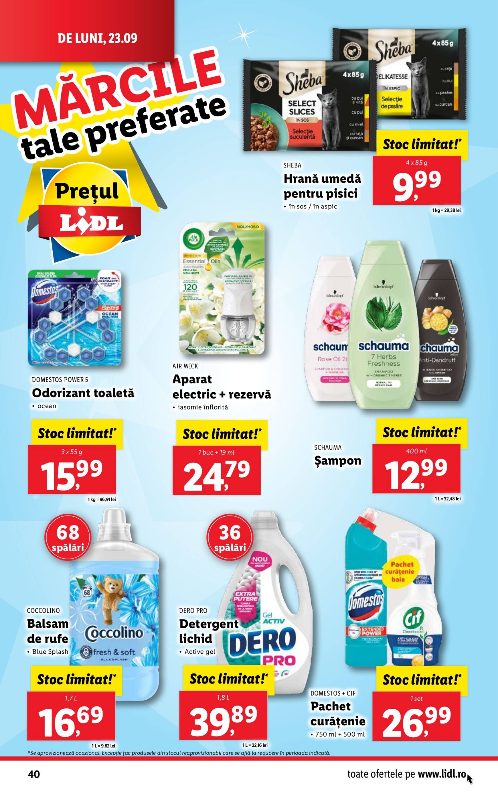 lidl - Catalog nou Lidl 23.09. - 29.09. - page: 40