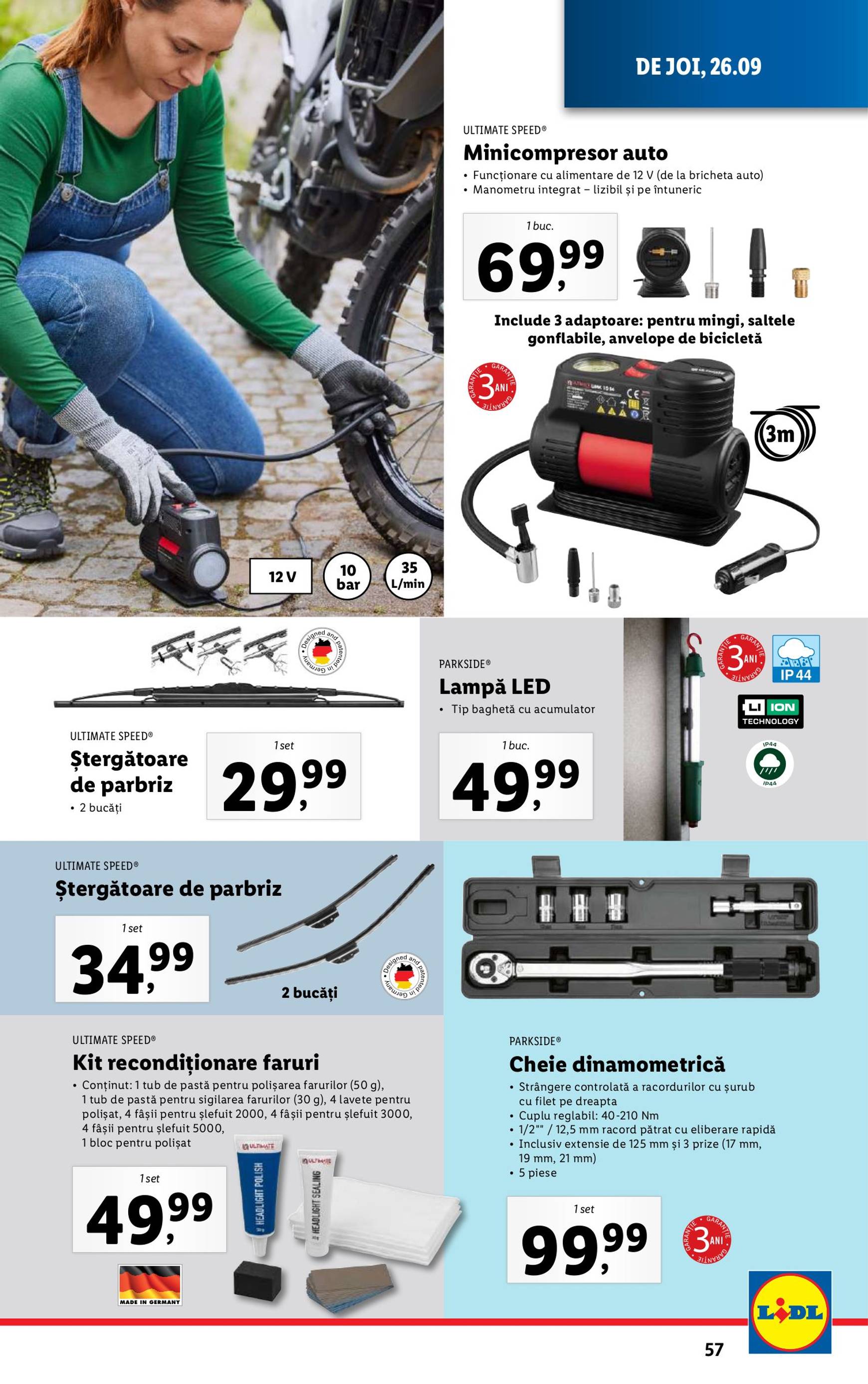 lidl - Catalog nou Lidl 23.09. - 29.09. - page: 57