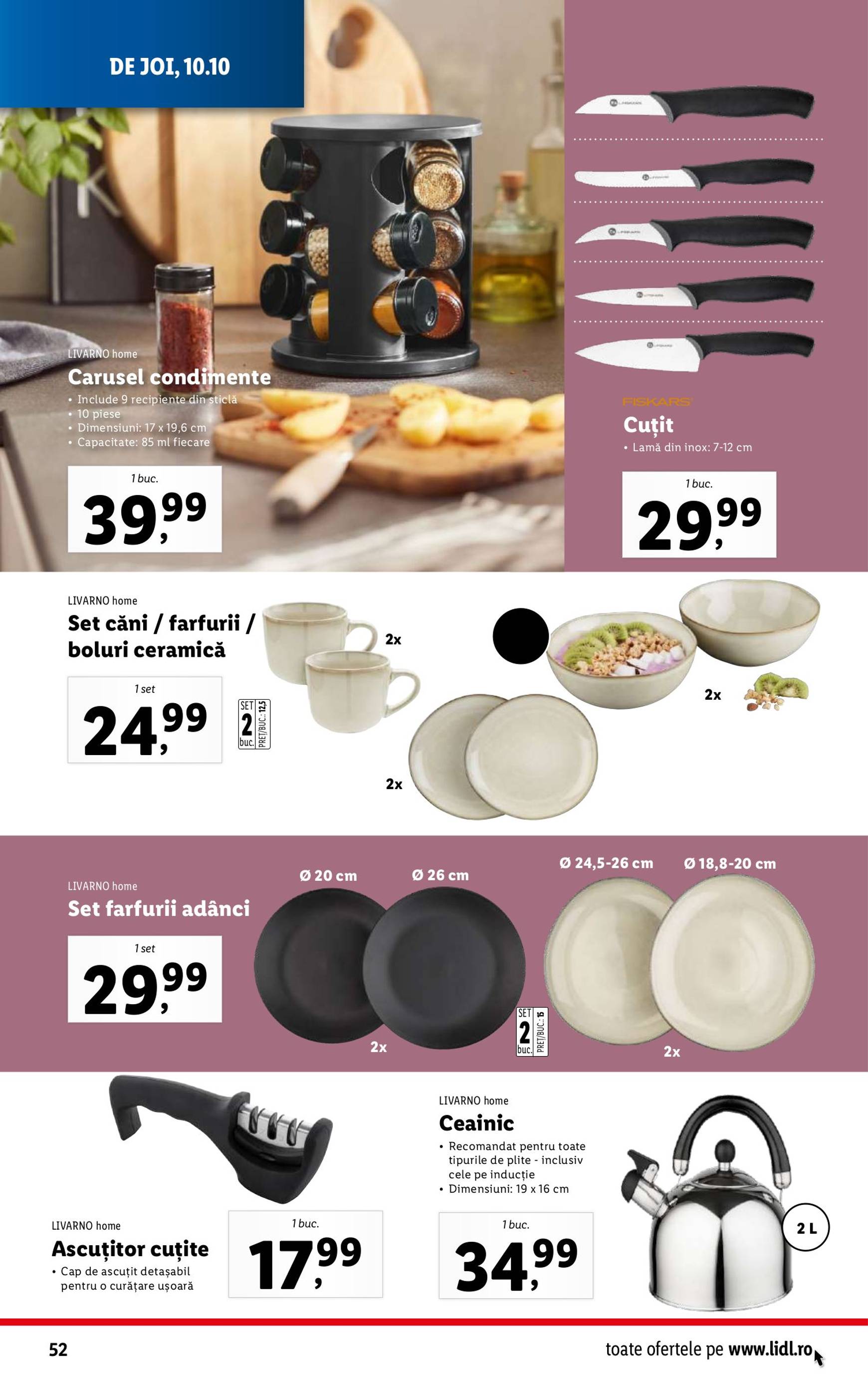 lidl - Catalog nou Lidl 07.10. - 13.10. - page: 52