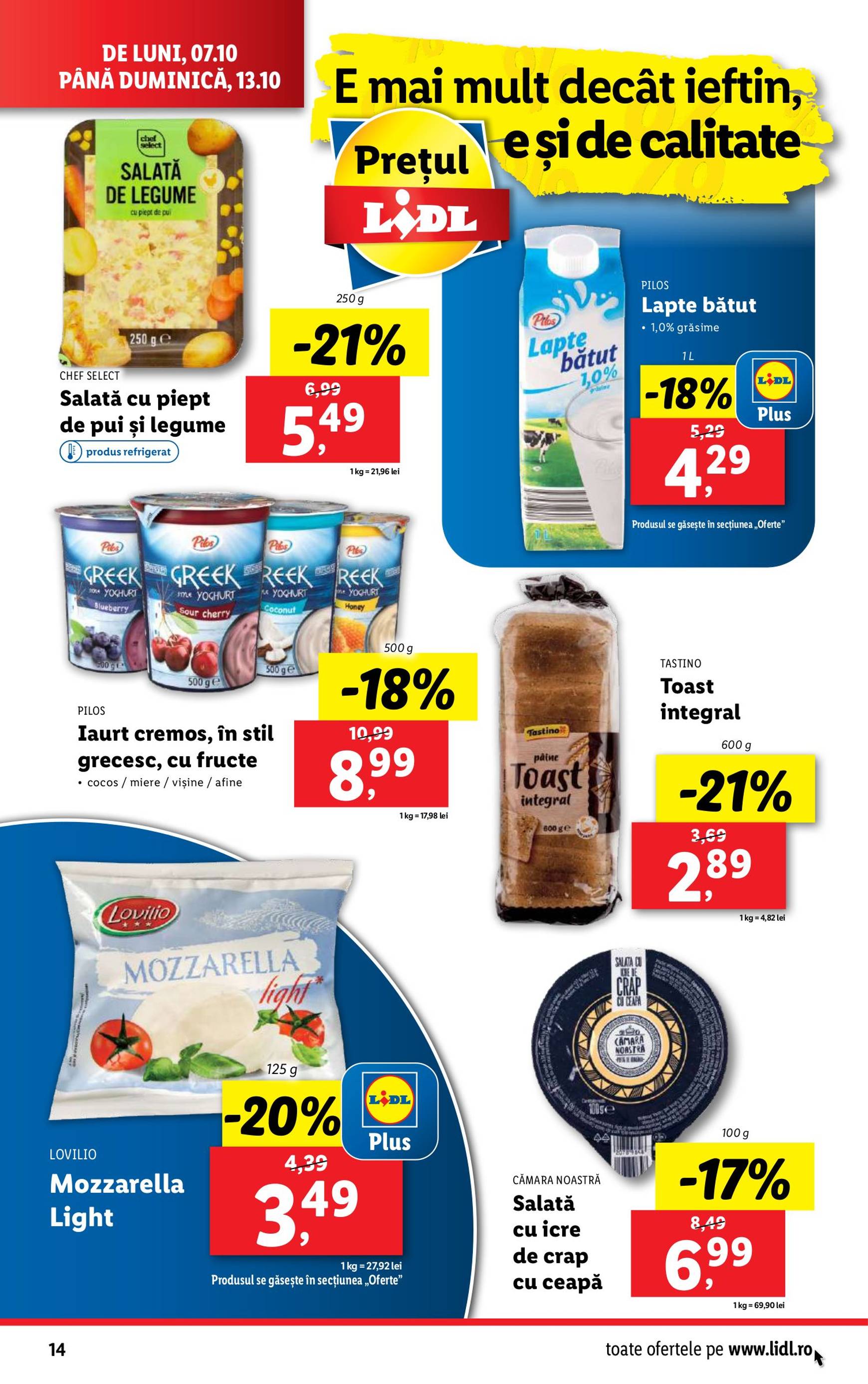 lidl - Catalog nou Lidl 07.10. - 13.10. - page: 14