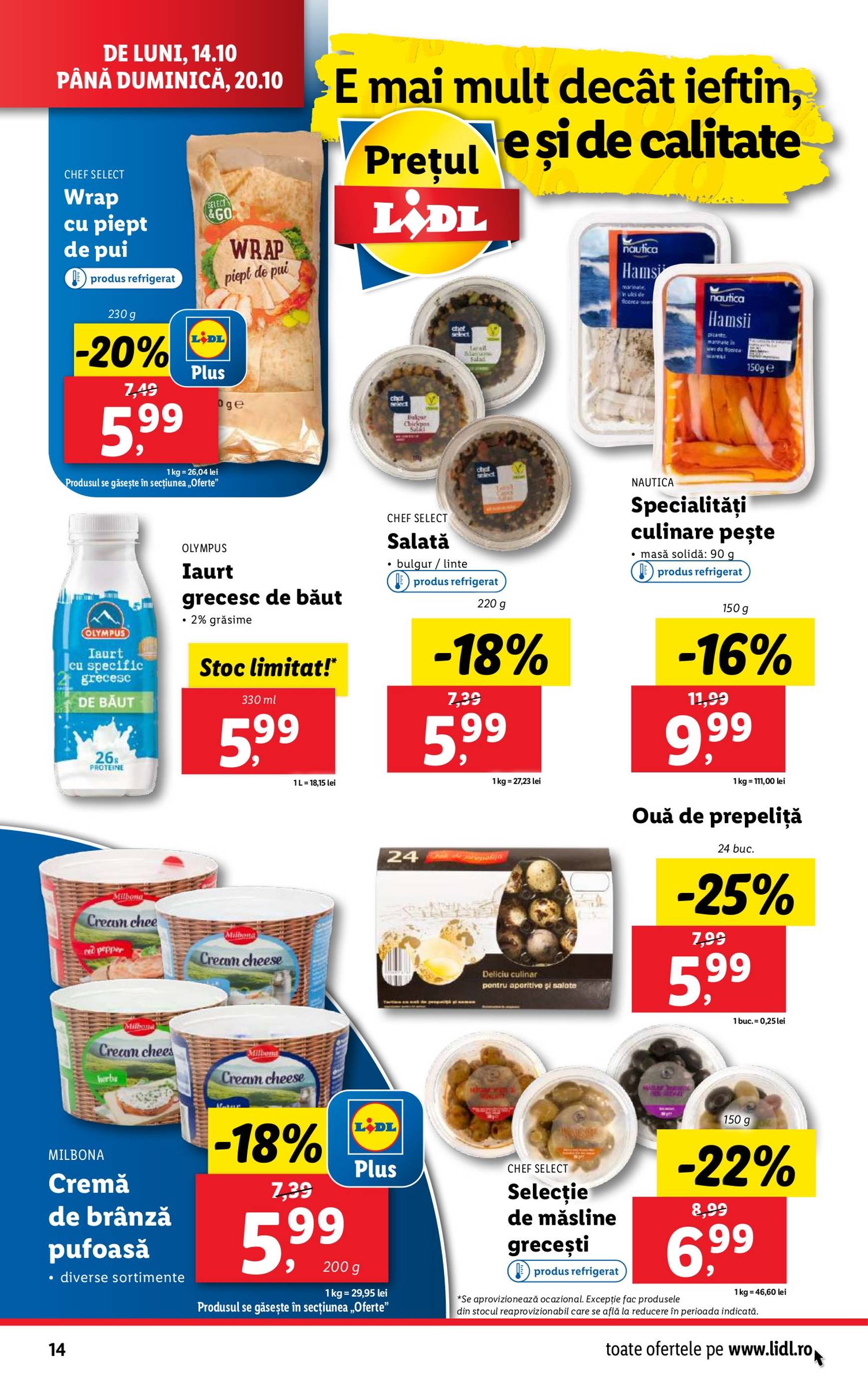 lidl - Catalog Lidl valabil din 14.10. - 20.10. - page: 14