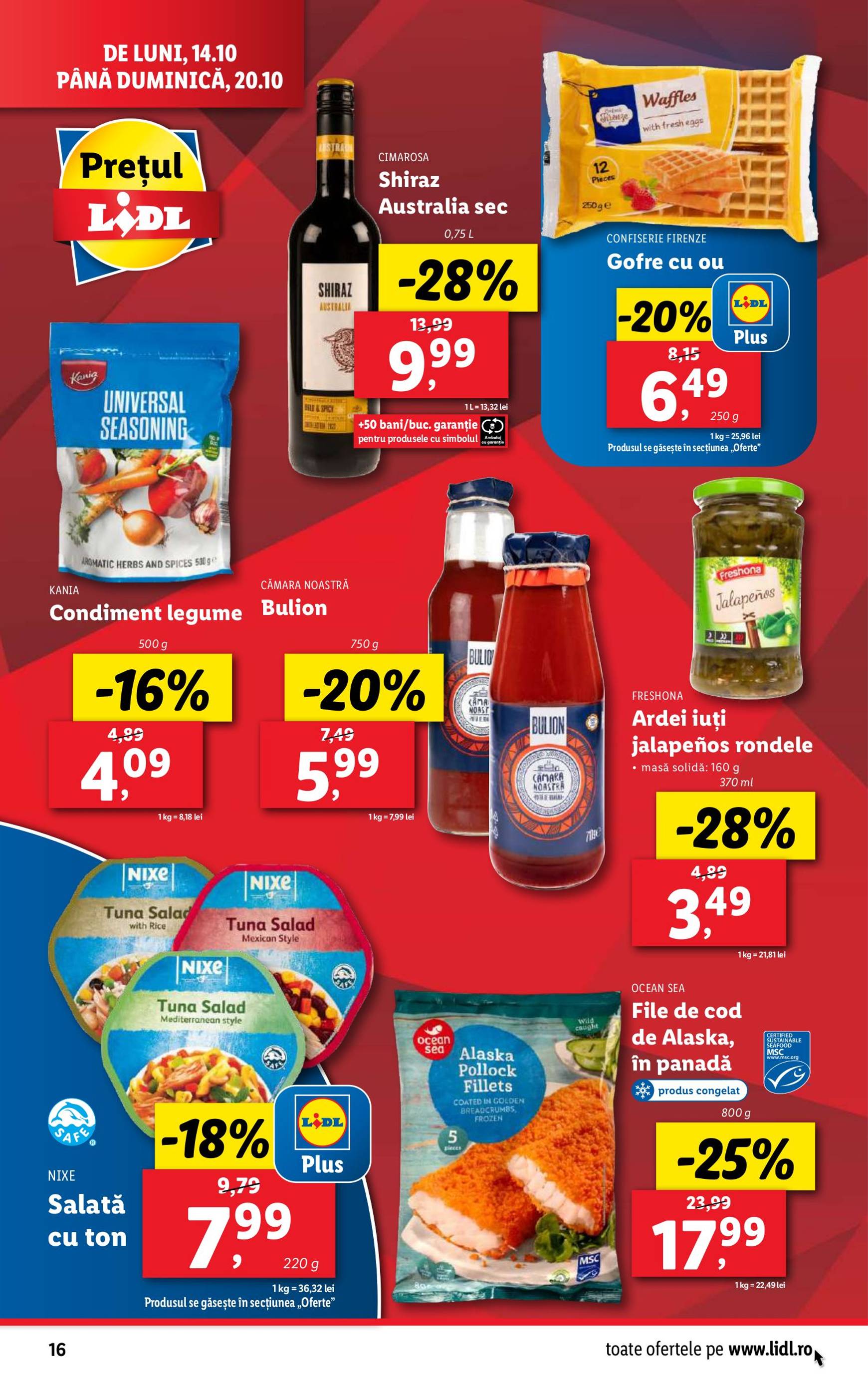 lidl - Catalog Lidl valabil din 14.10. - 20.10. - page: 16