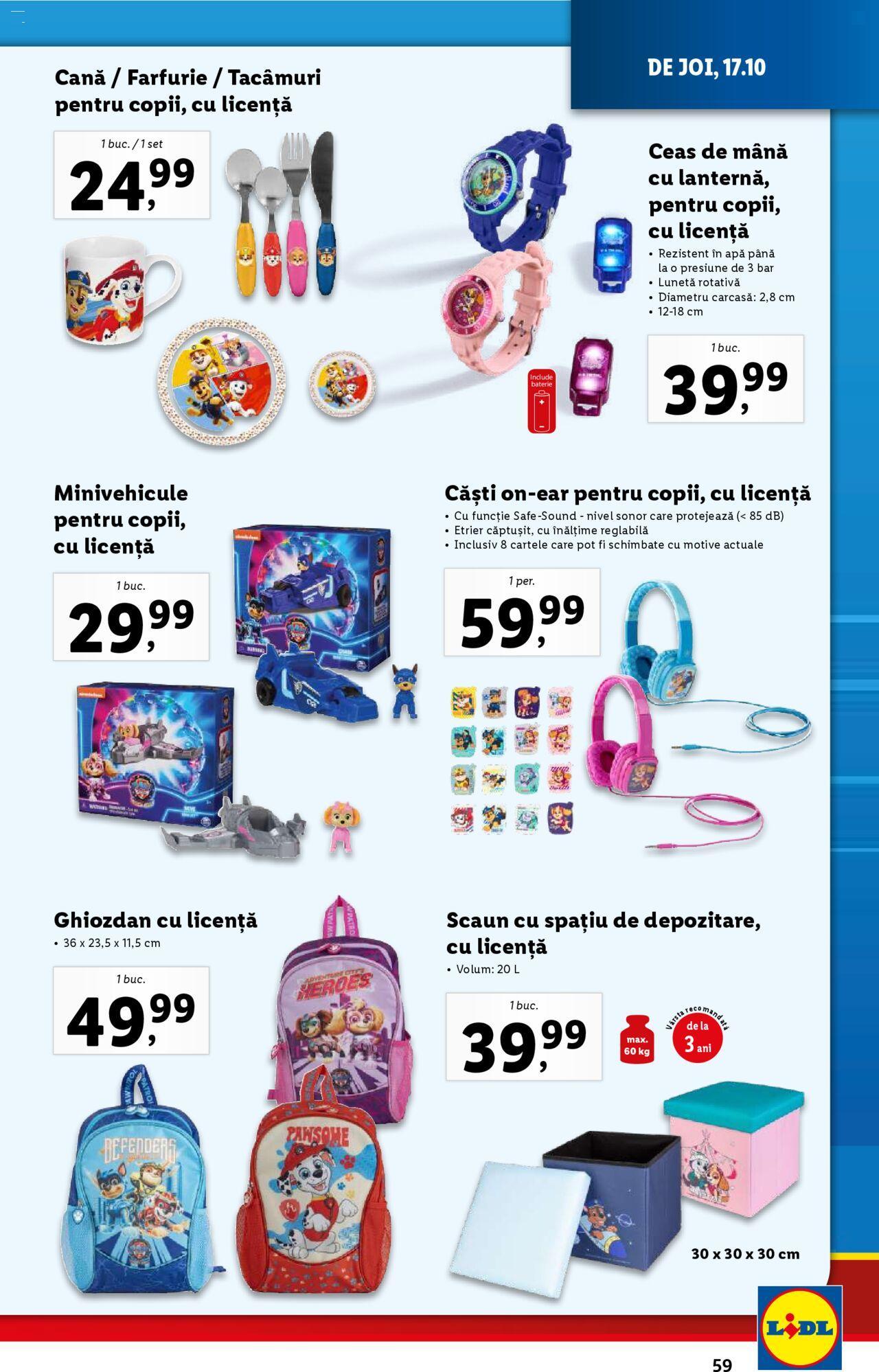 lidl - Catalog LIDL 14.10.2024 - 20.10.2024 - page: 59