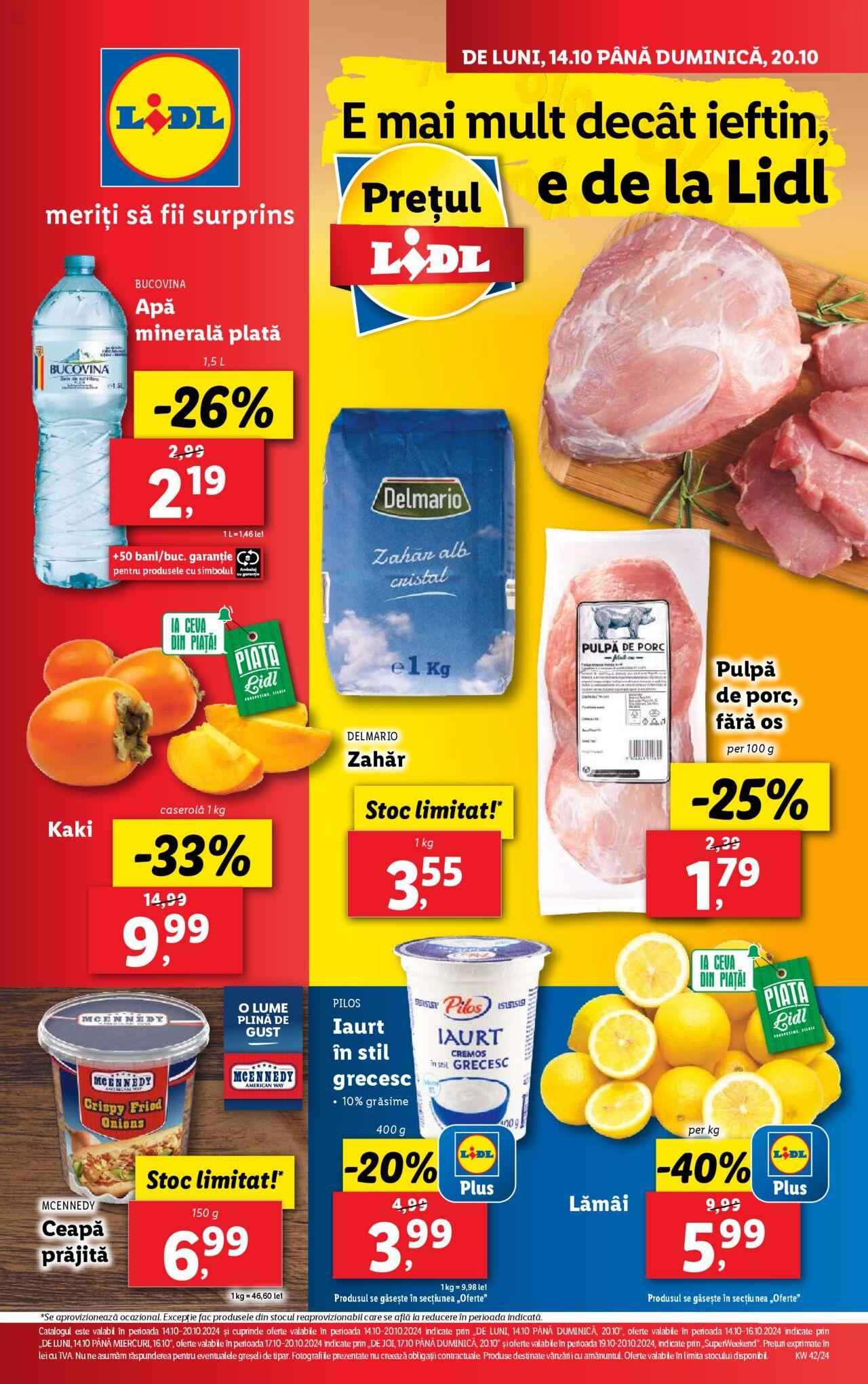 lidl - Catalog LIDL 14.10.2024 - 20.10.2024 - page: 1