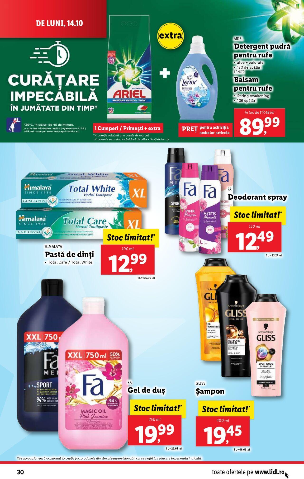 lidl - Catalog LIDL 14.10.2024 - 20.10.2024 - page: 30