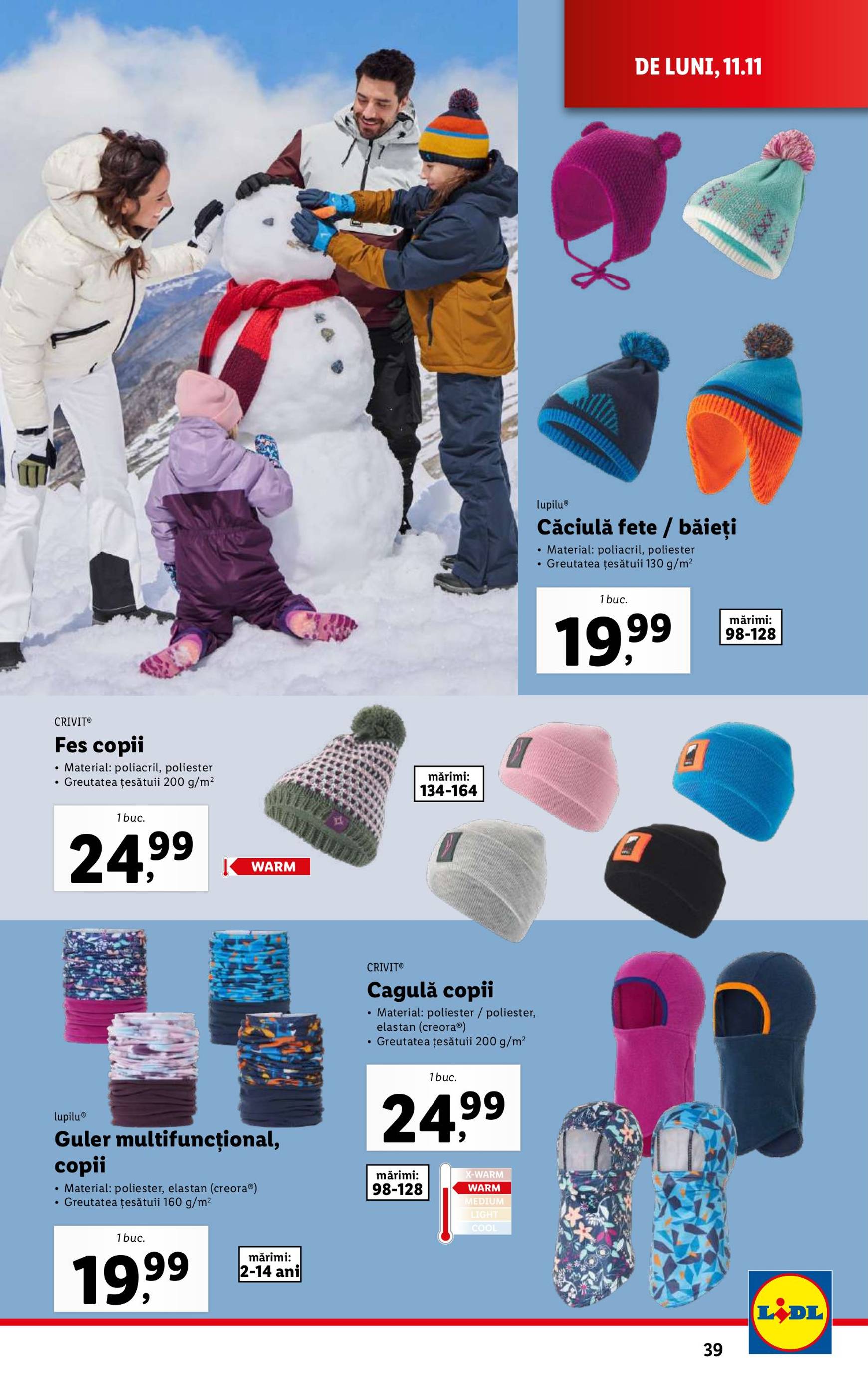 lidl - Catalog Lidl valabil din 11.11. - 17.11. - page: 39