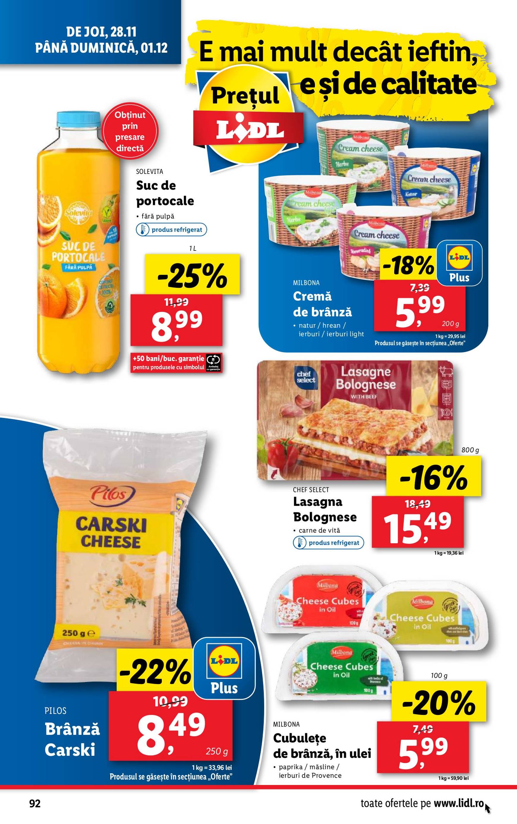 lidl - Catalog Lidl valabil din 25.11. - 01.12. - page: 92