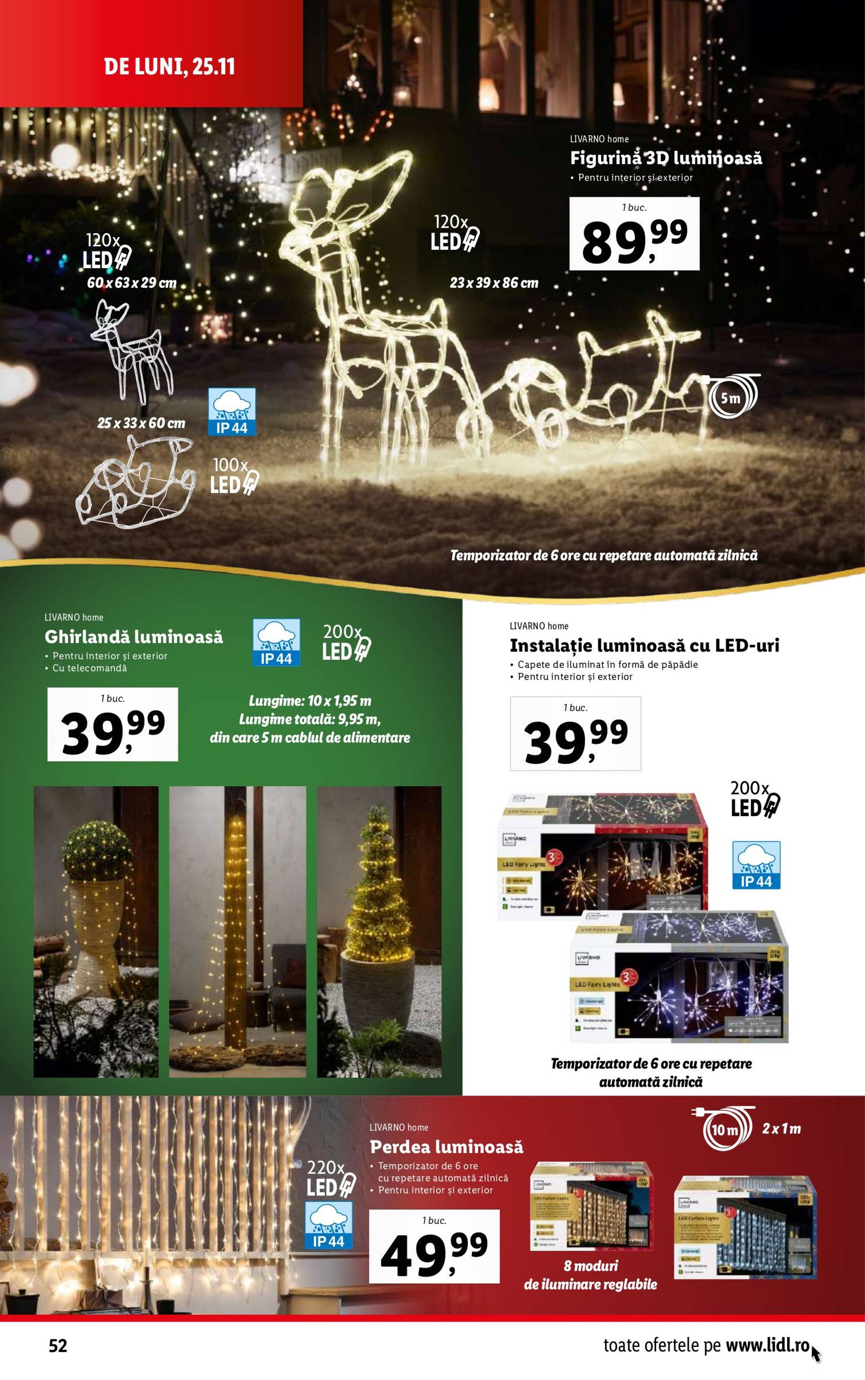 lidl - Catalog Lidl valabil din 25.11. - 01.12. - page: 52