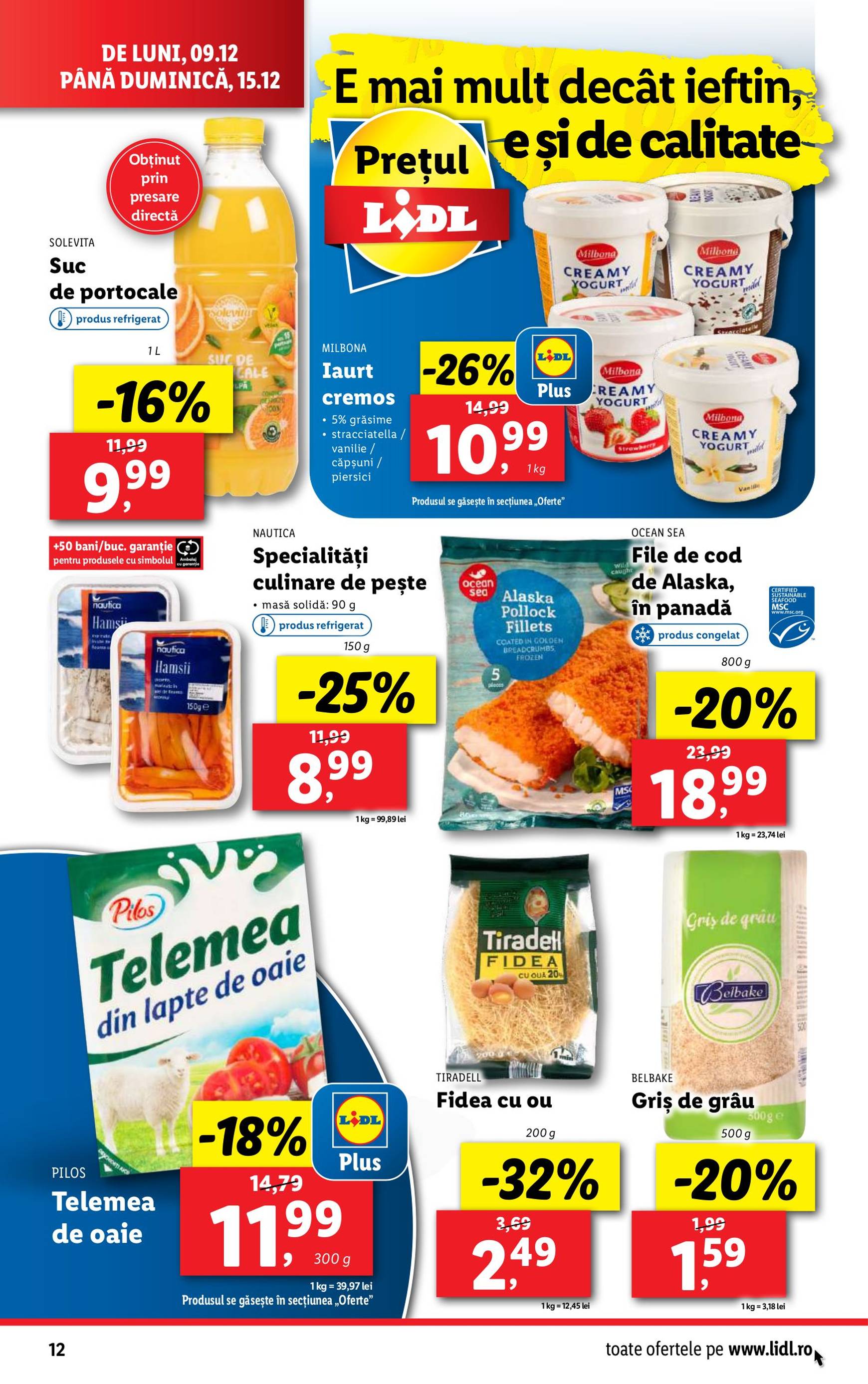 lidl - Catalog Lidl valabil din 09.12. - 15.12. - page: 12