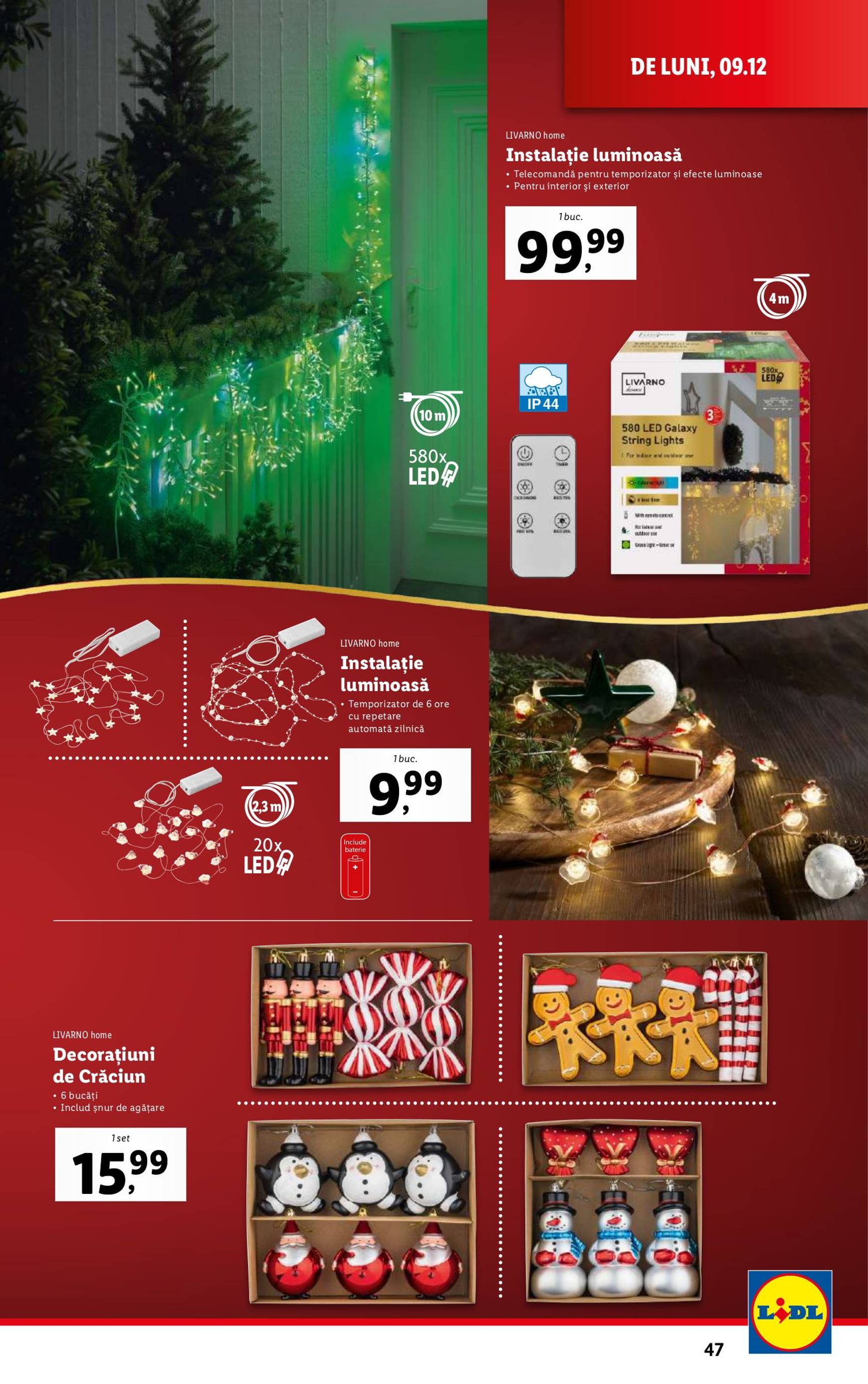 lidl - Catalog Lidl valabil din 09.12. - 15.12. - page: 47