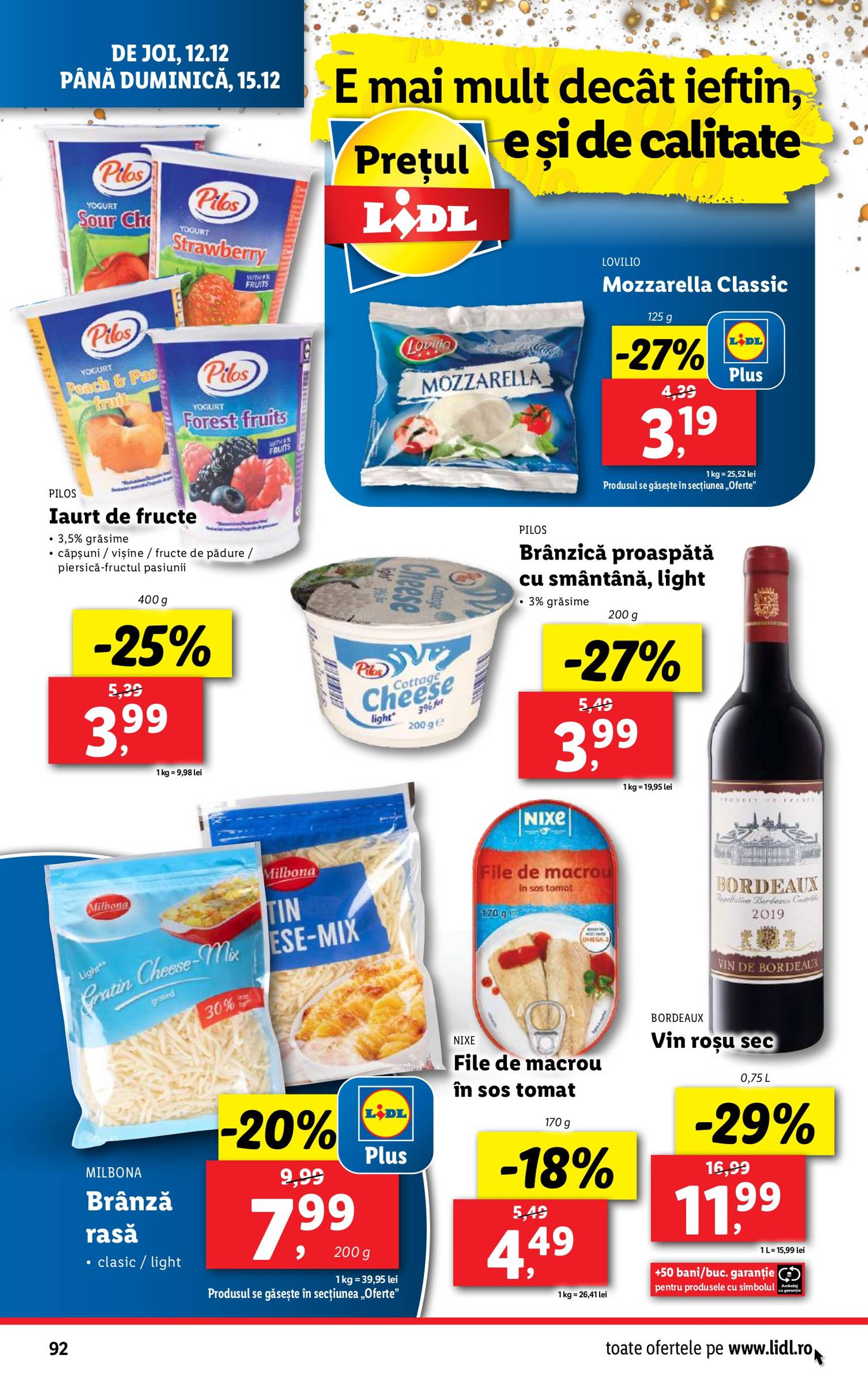 lidl - Catalog Lidl valabil din 09.12. - 15.12. - page: 92