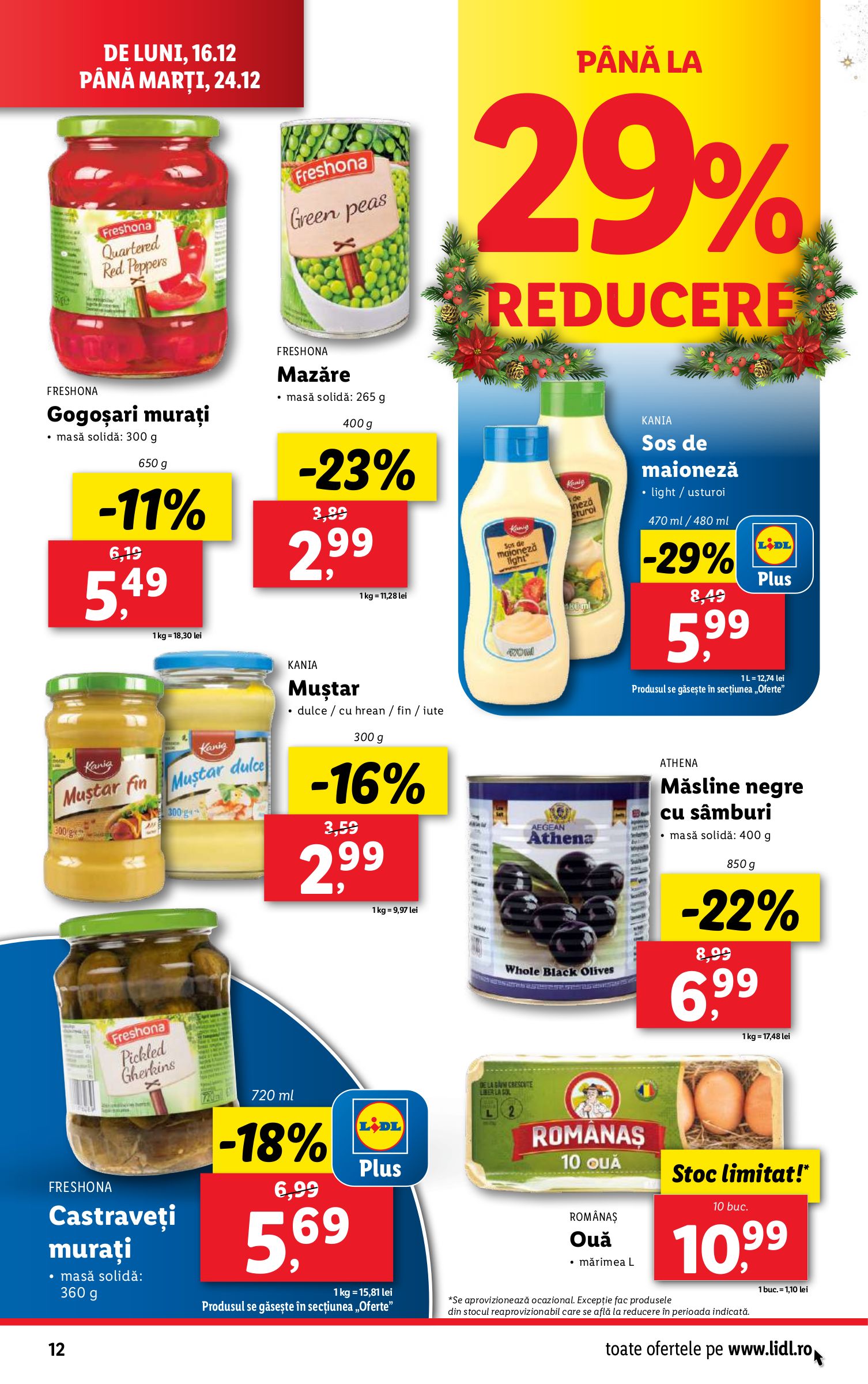 lidl - Catalog Lidl valabil din 16.12. - 24.12. - page: 12