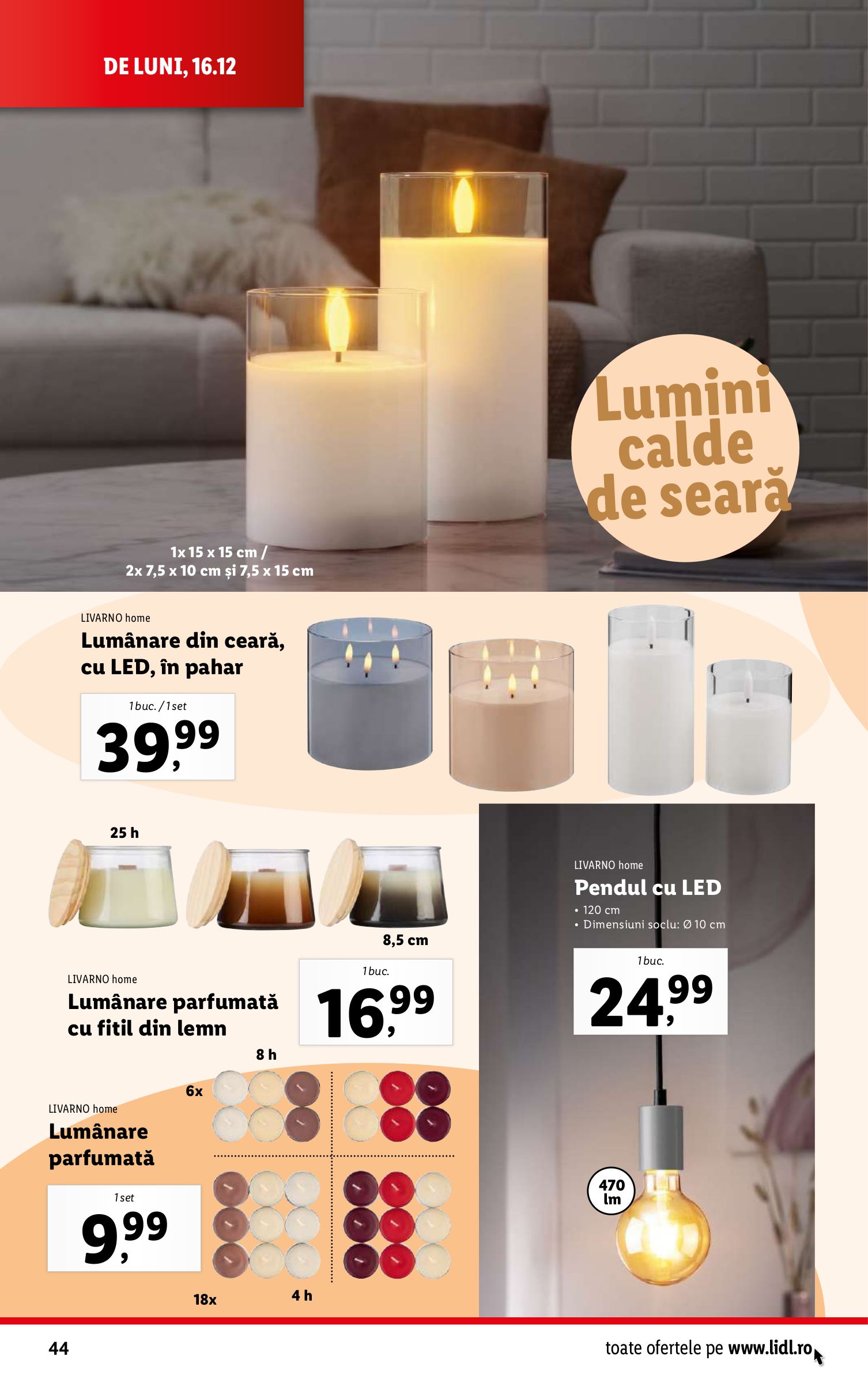 lidl - Catalog Lidl valabil din 16.12. - 24.12. - page: 44