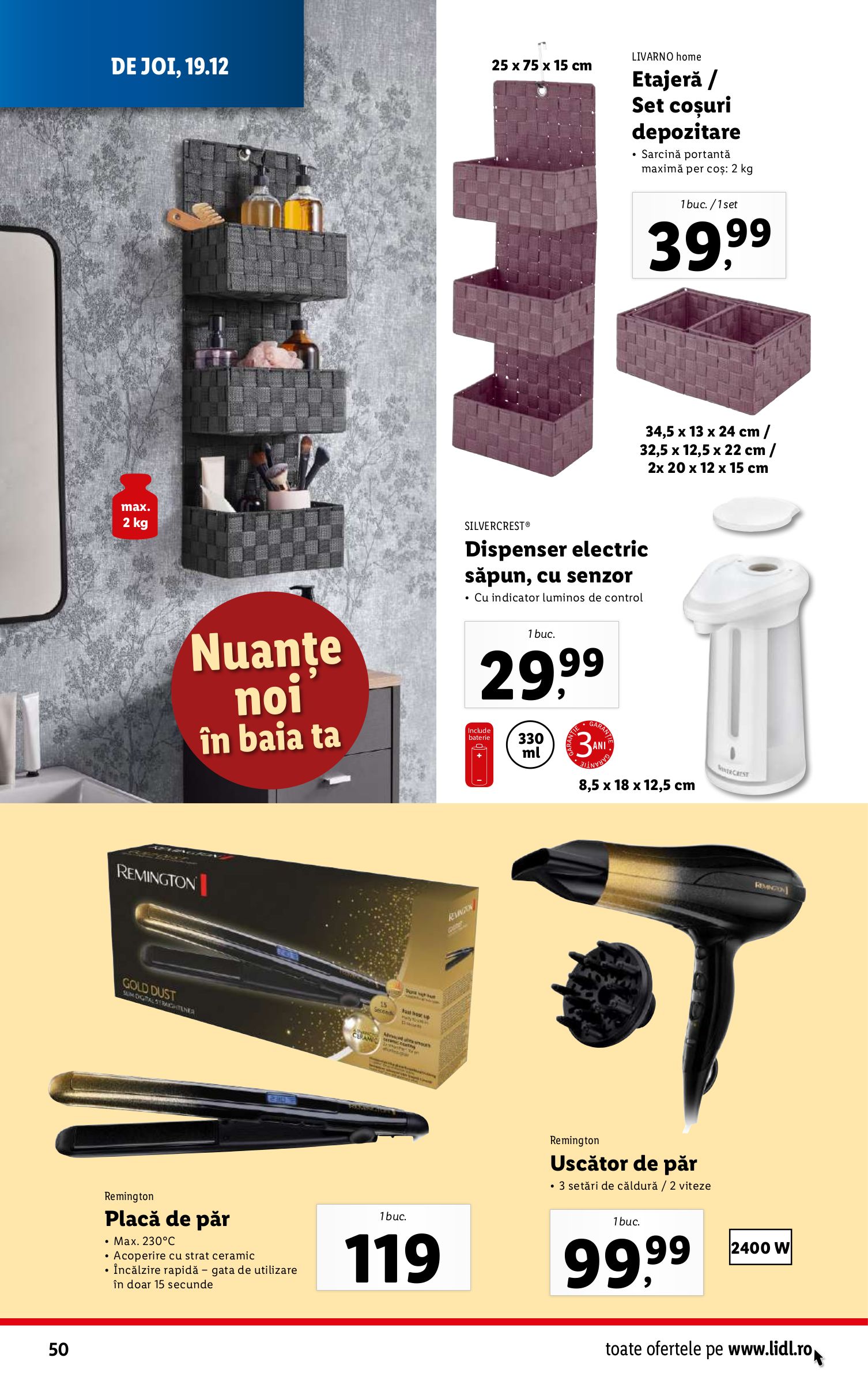 lidl - Catalog Lidl valabil din 16.12. - 24.12. - page: 50