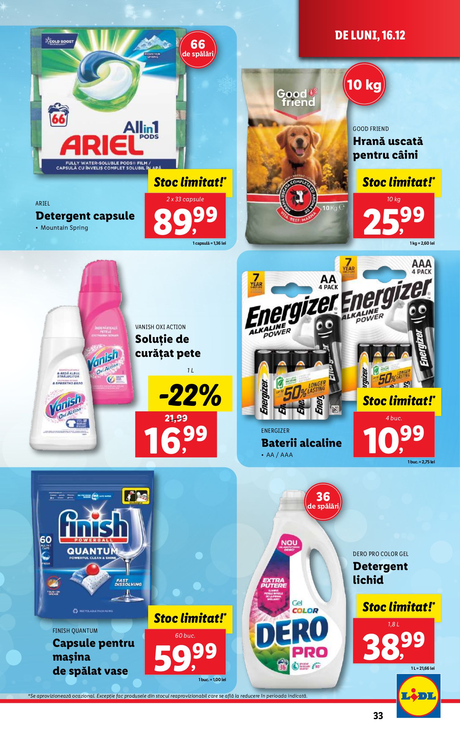 lidl - Catalog Lidl valabil din 16.12. - 24.12. - page: 33