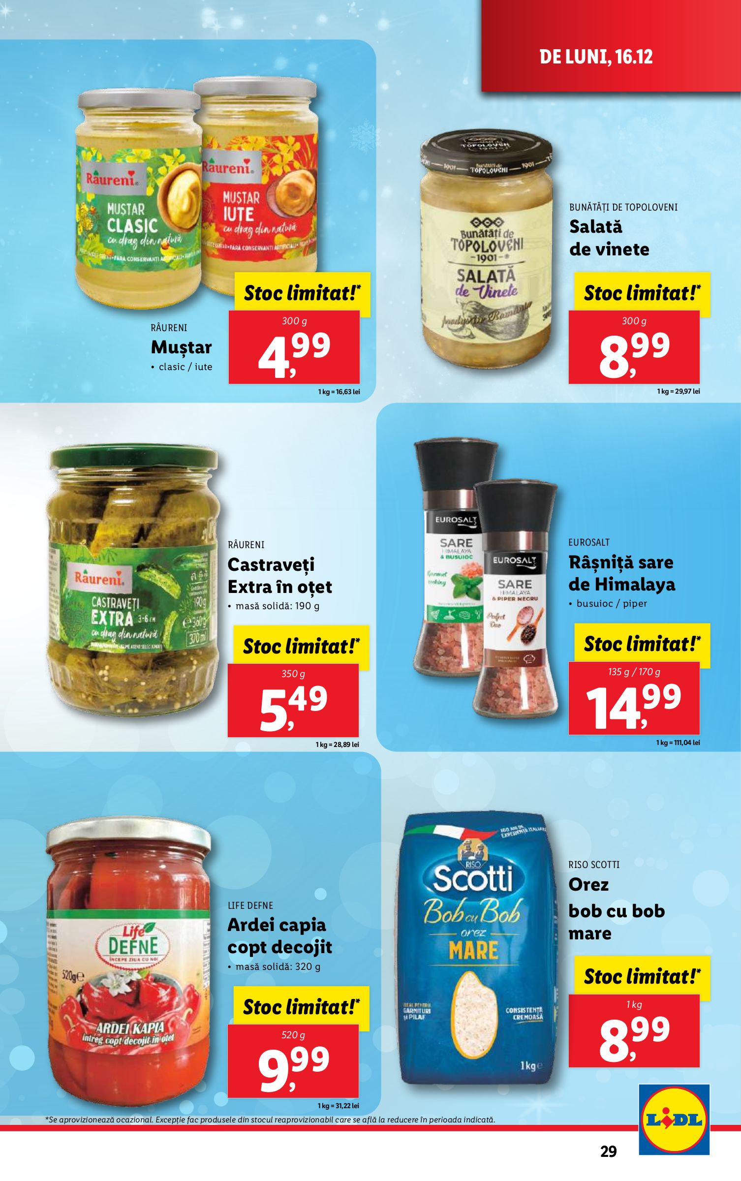 lidl - Catalog Lidl valabil din 16.12. - 24.12. - page: 29