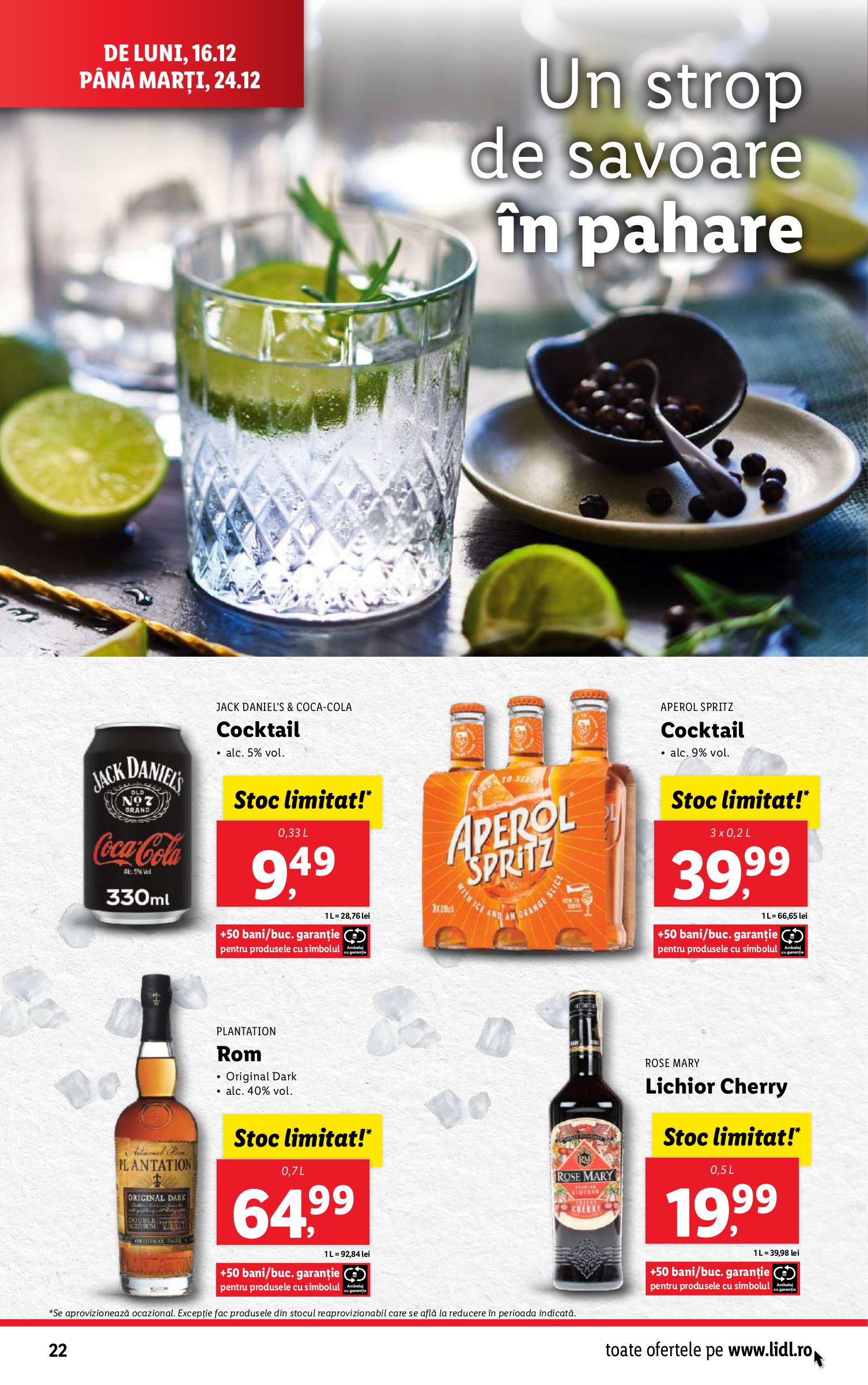 lidl - Catalog Lidl valabil din 16.12. - 24.12. - page: 22