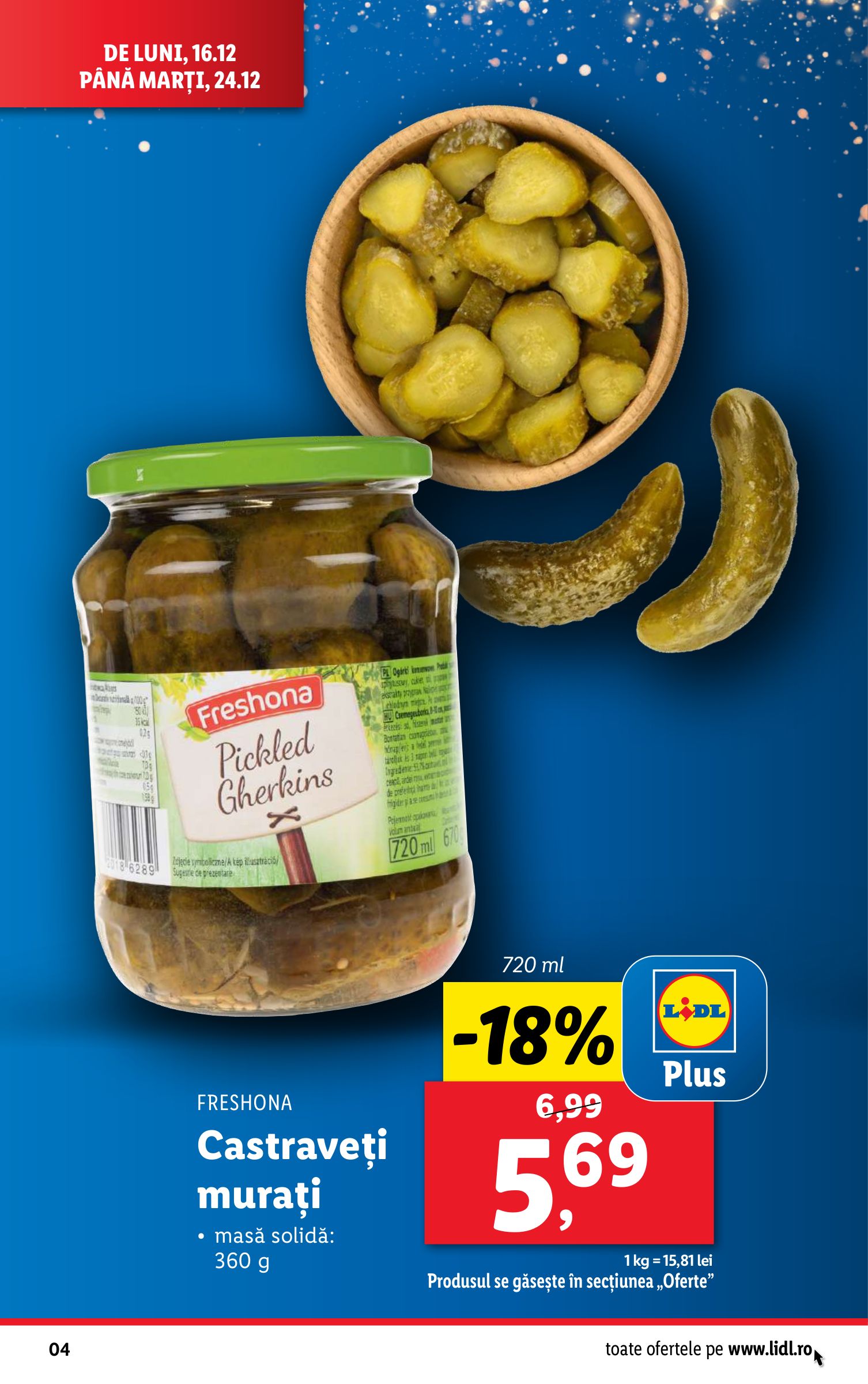 lidl - Catalog Lidl valabil din 16.12. - 24.12. - page: 4