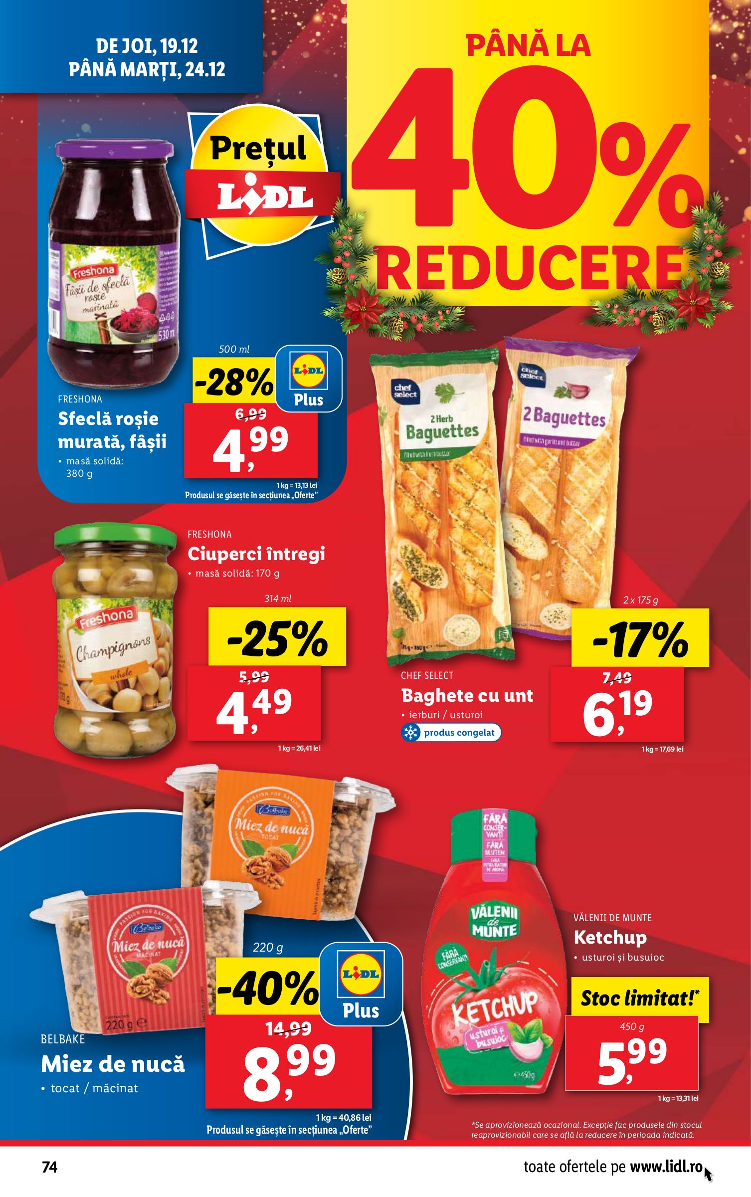 lidl - Catalog Lidl valabil din 16.12. - 24.12. - page: 74