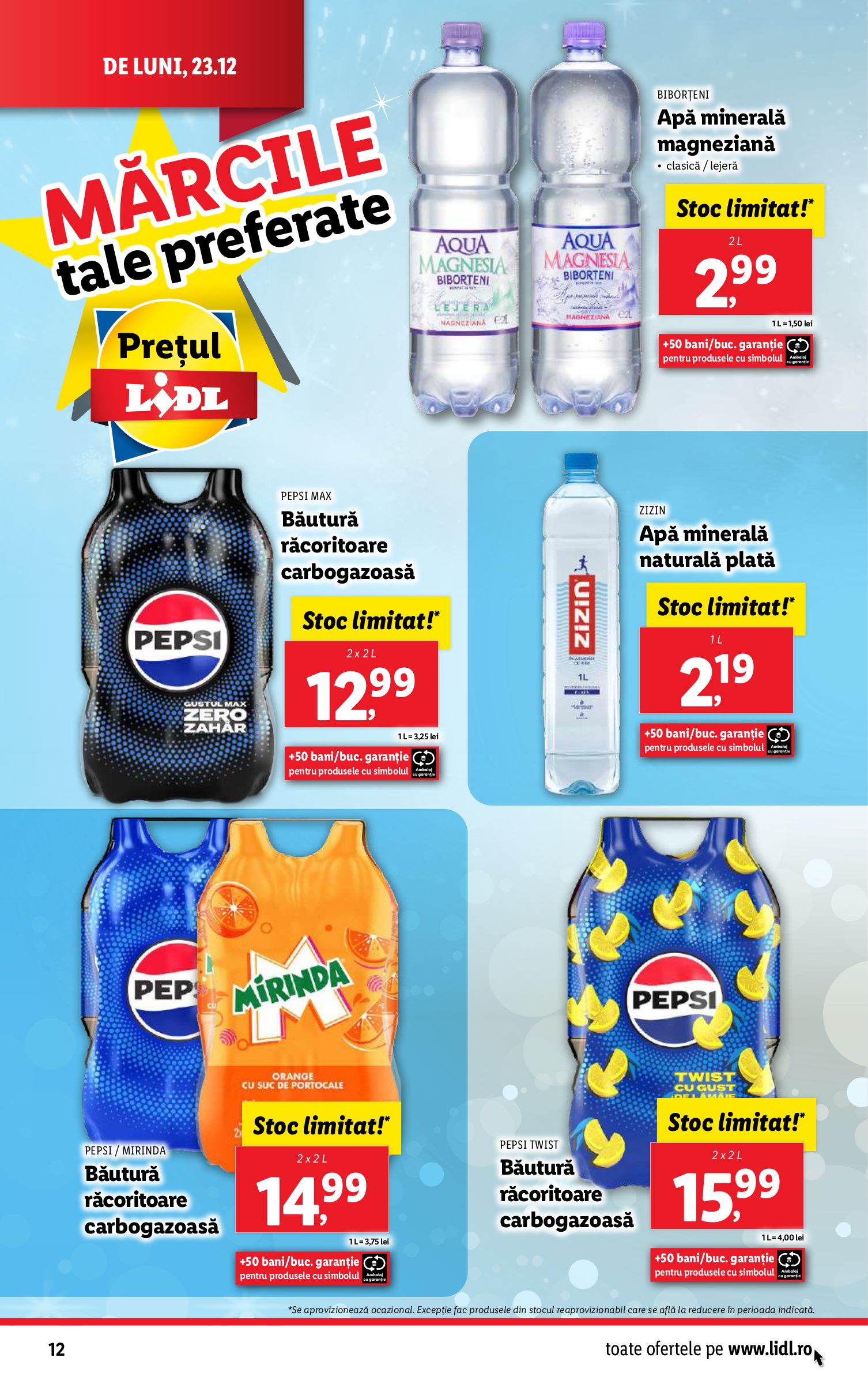 lidl - Catalog Lidl valabil din 23.12. - 24.12. - page: 12