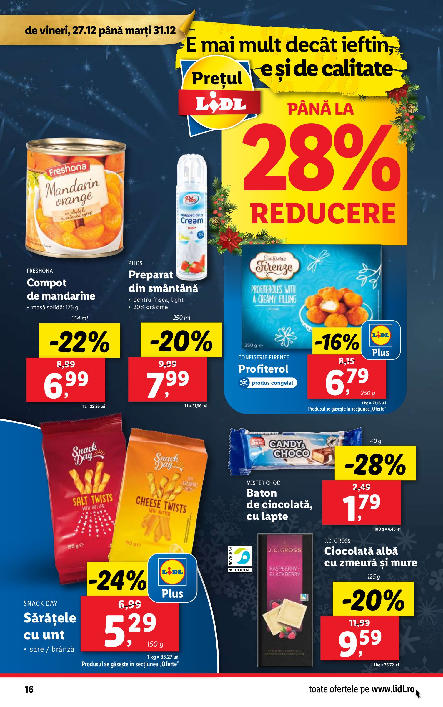 lidl - Catalog Lidl valabil din 27.12. - 31.12. - page: 16