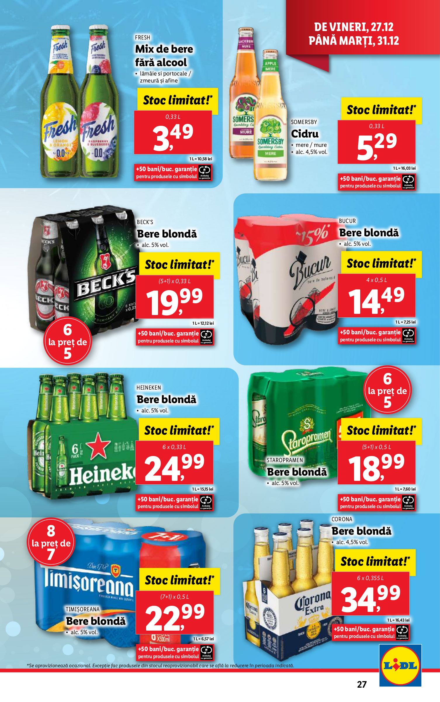 lidl - Catalog Lidl valabil din 27.12. - 31.12. - page: 27