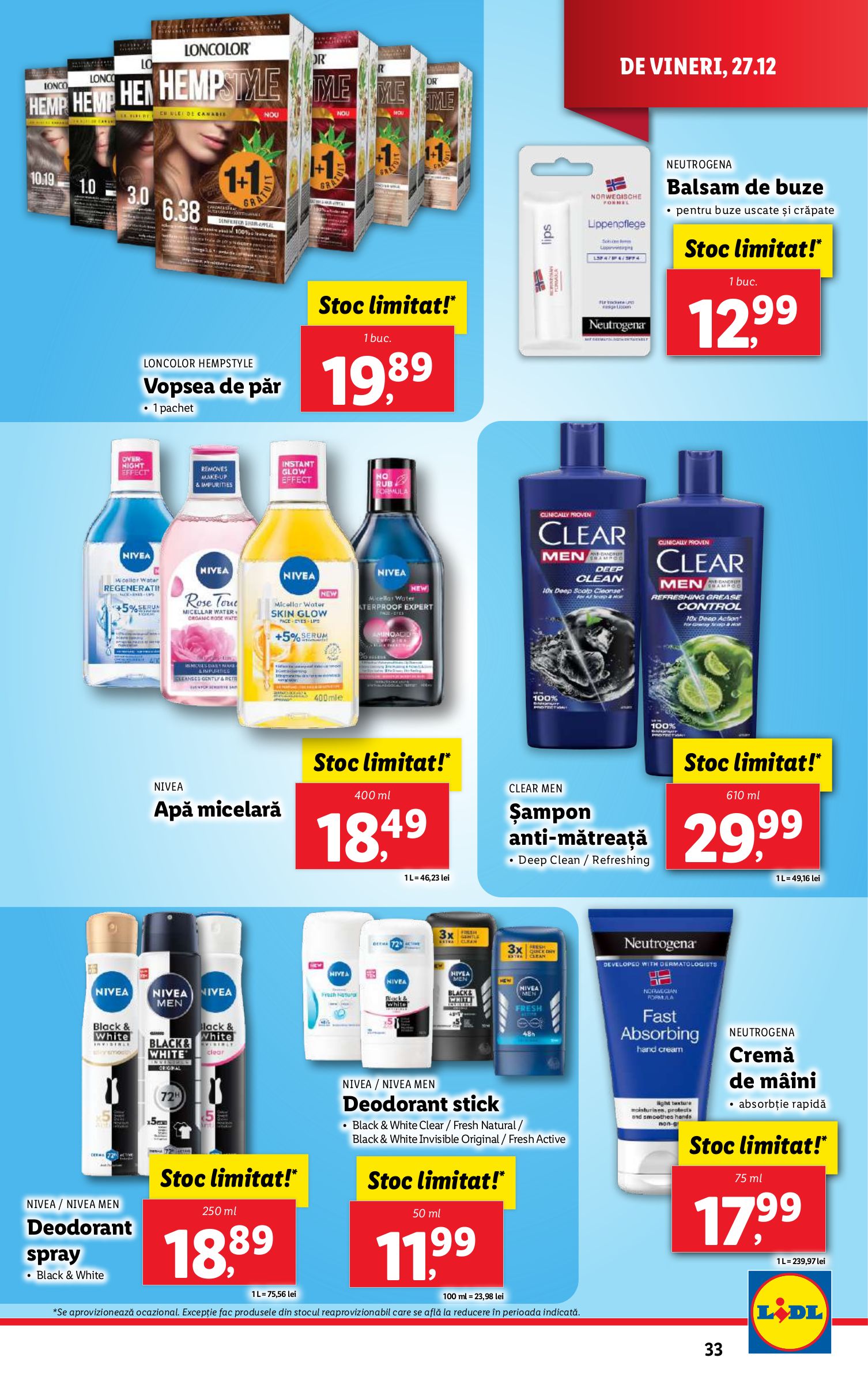 lidl - Catalog Lidl valabil din 27.12. - 31.12. - page: 33