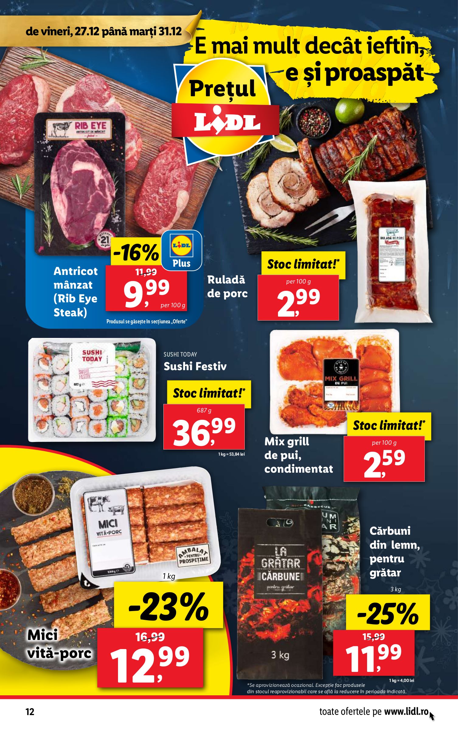 lidl - Catalog Lidl valabil din 27.12. - 31.12. - page: 12