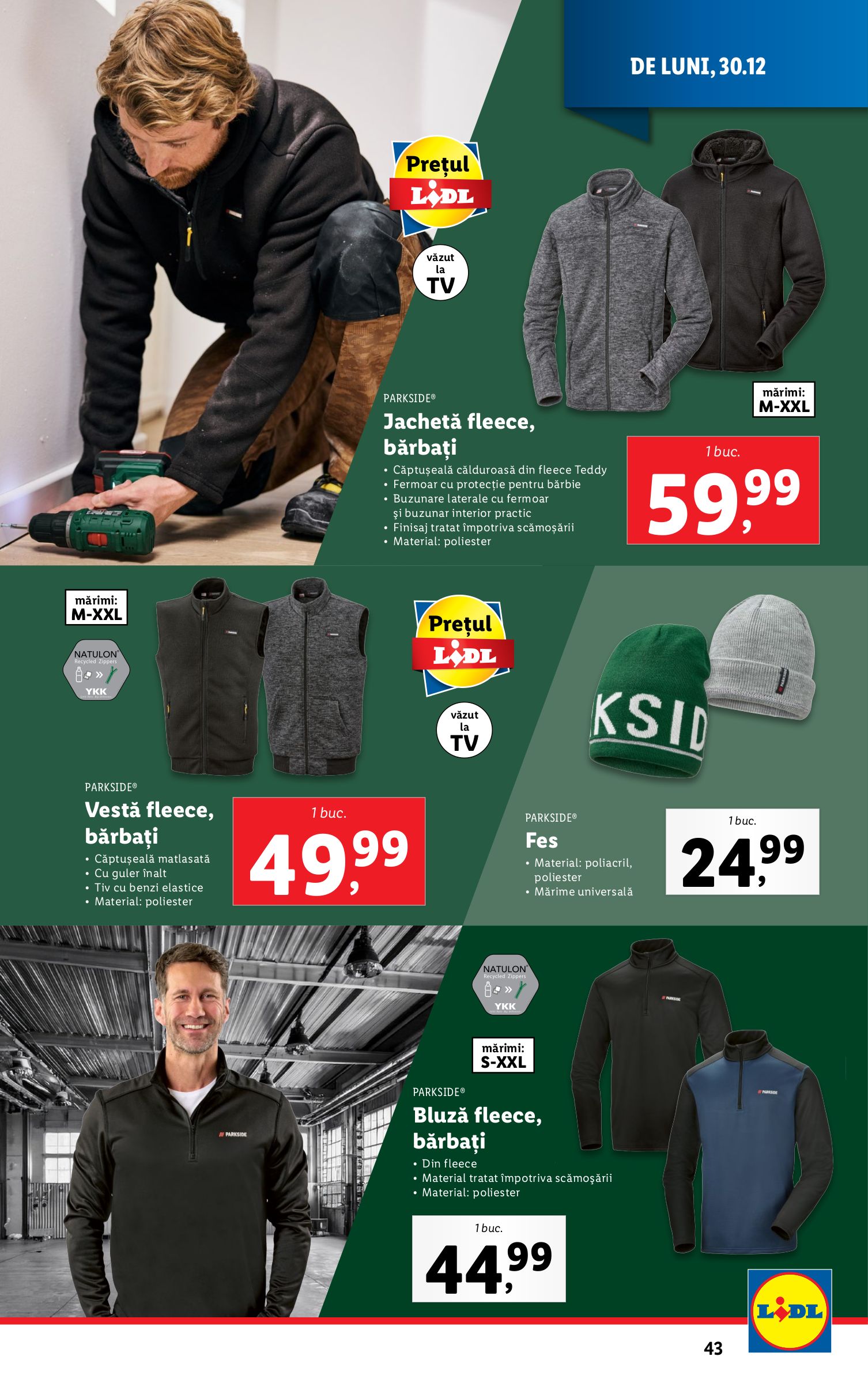 lidl - Catalog Lidl valabil din 27.12. - 31.12. - page: 43