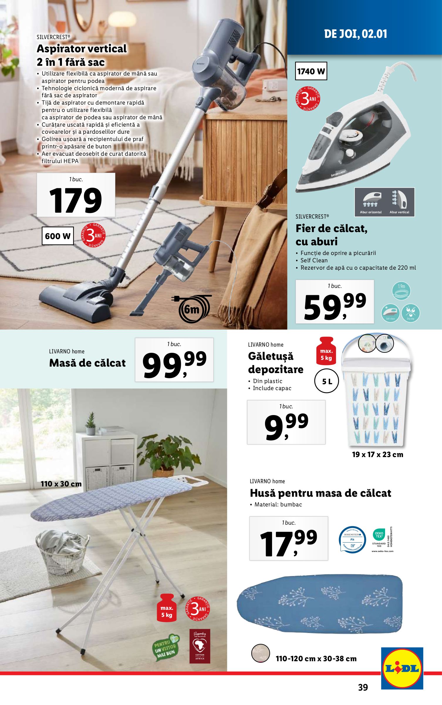 lidl - Catalog Lidl valabil din 02.01. - 05.01. - page: 39