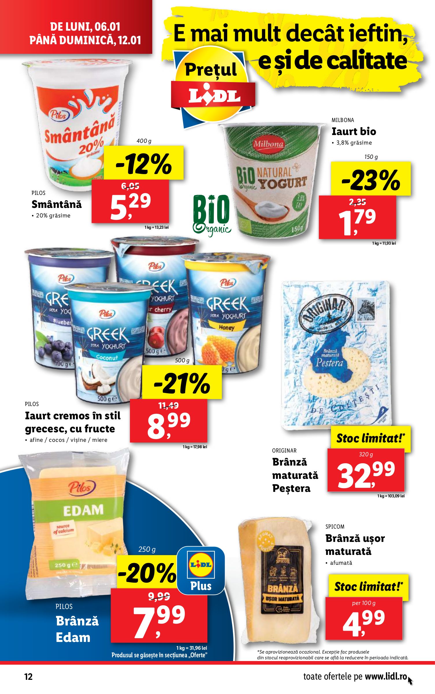 lidl - Catalog Lidl valabil din 06.01. - 12.01. - page: 12