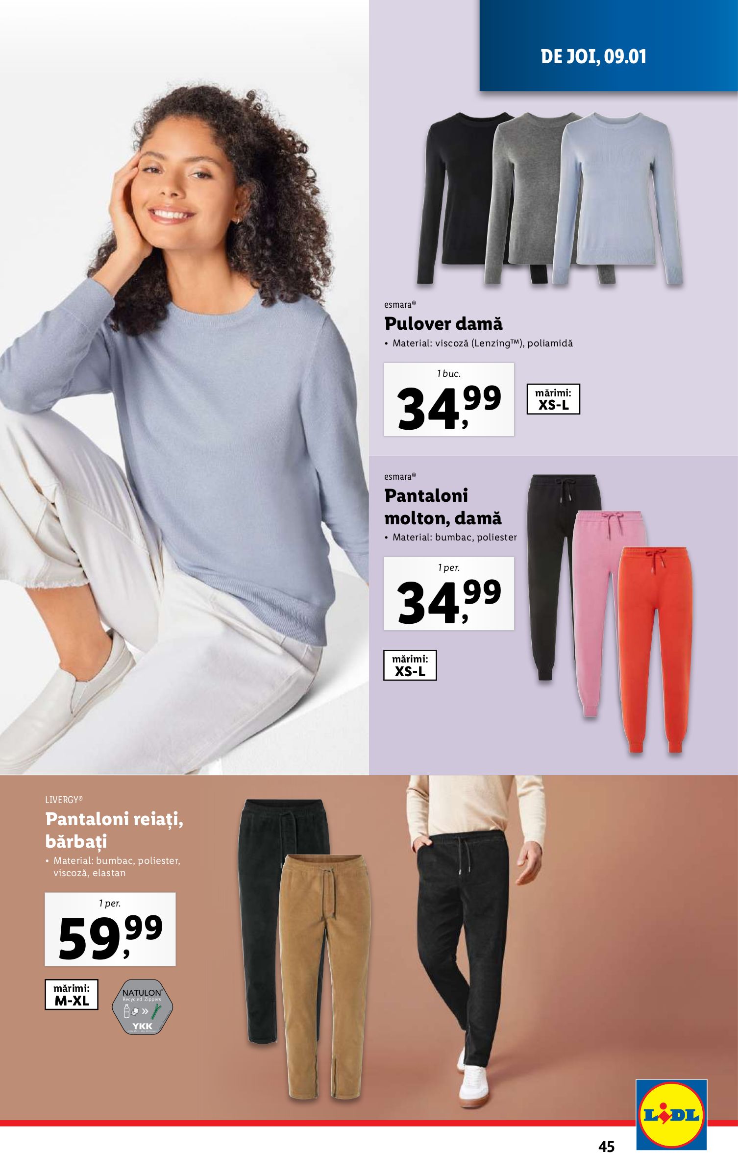 lidl - Catalog Lidl valabil din 06.01. - 12.01. - page: 45