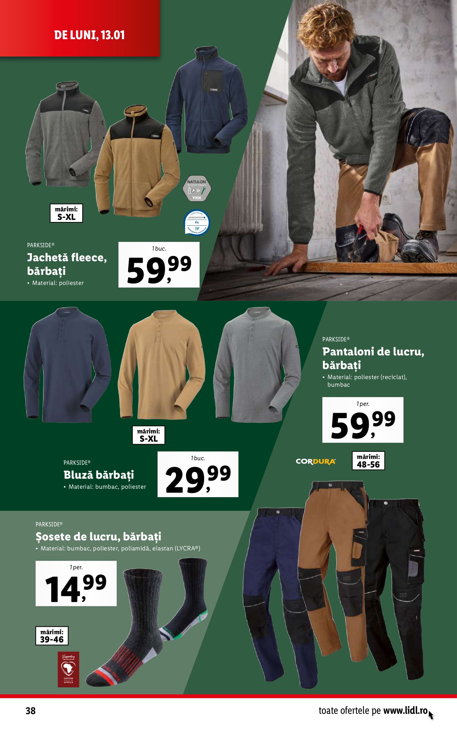 lidl - Catalog Lidl valabil din 13.01. - 19.01. - page: 38