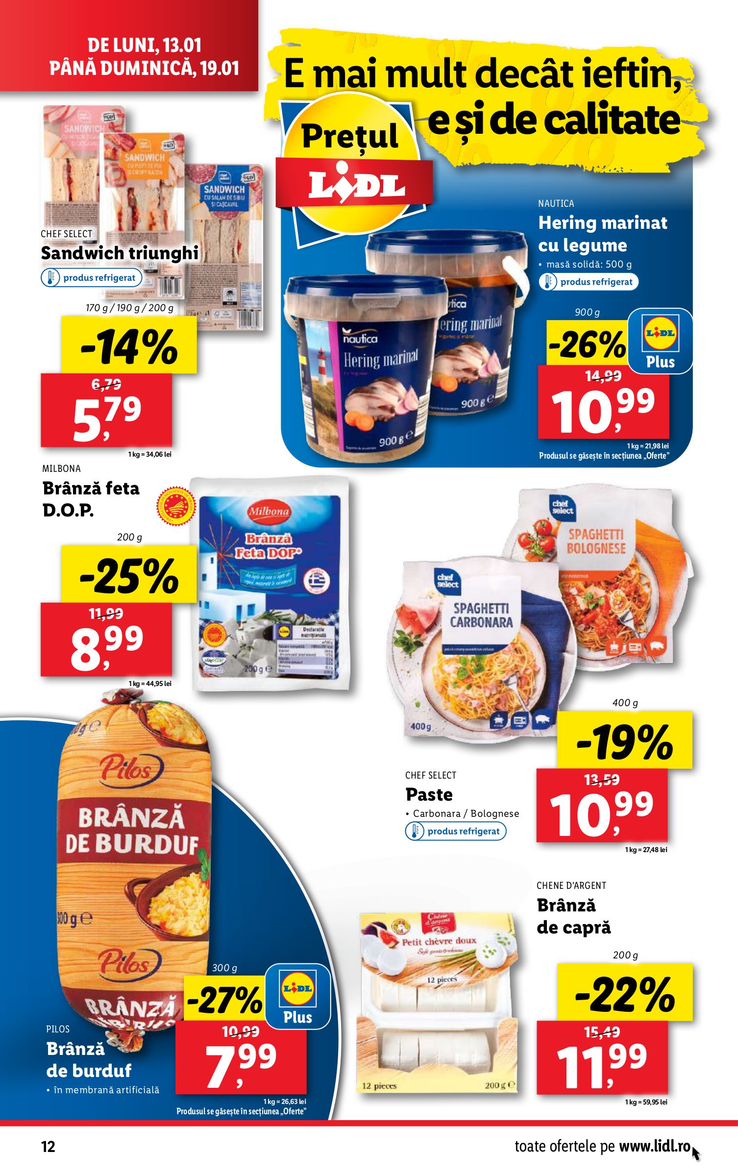 lidl - Catalog Lidl valabil din 13.01. - 19.01. - page: 12