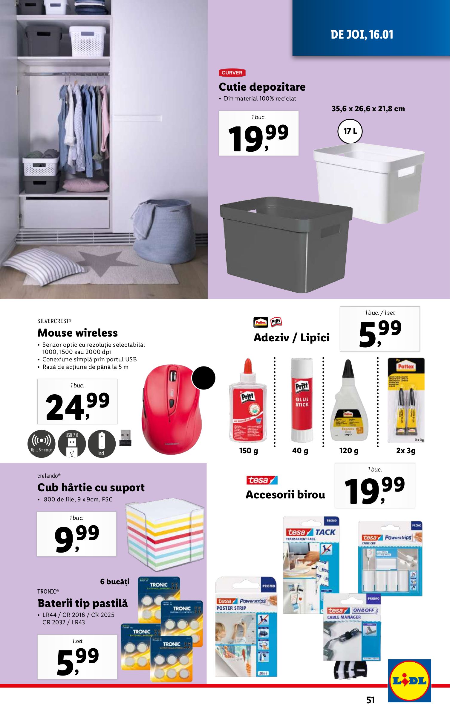 lidl - Catalog Lidl valabil din 13.01. - 19.01. - page: 51