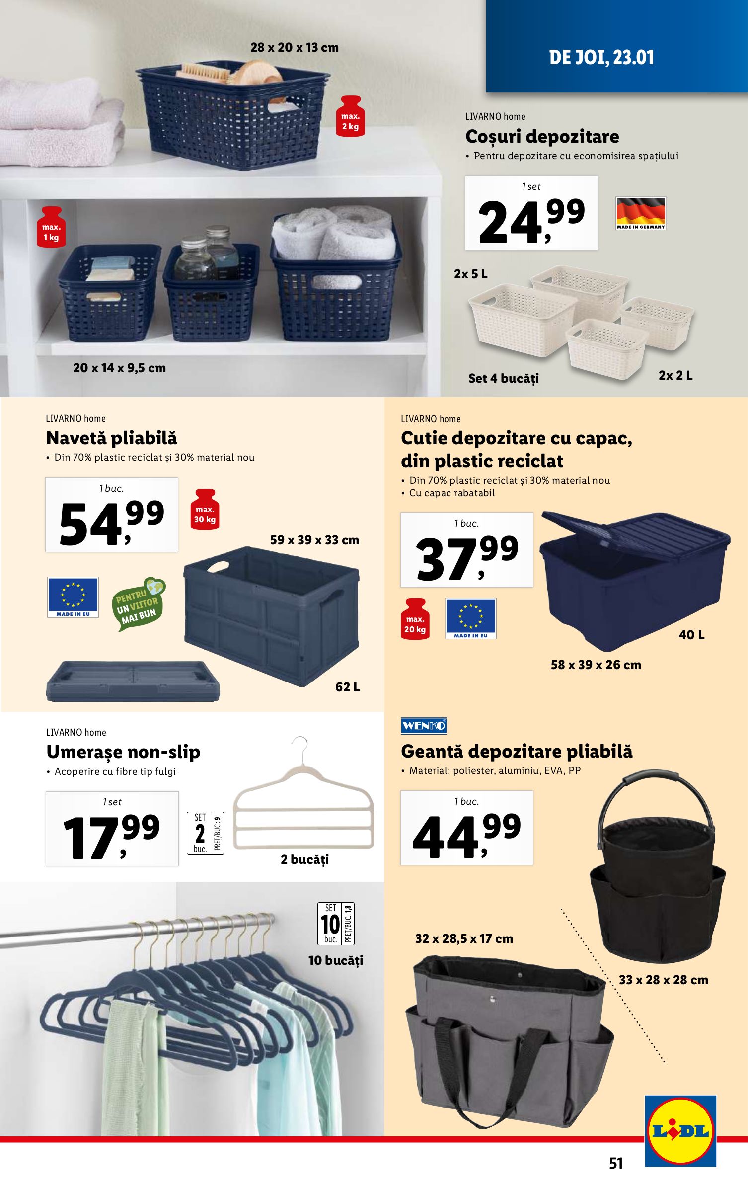 lidl - Catalog Lidl valabil din 20.01. - 26.01. - page: 51