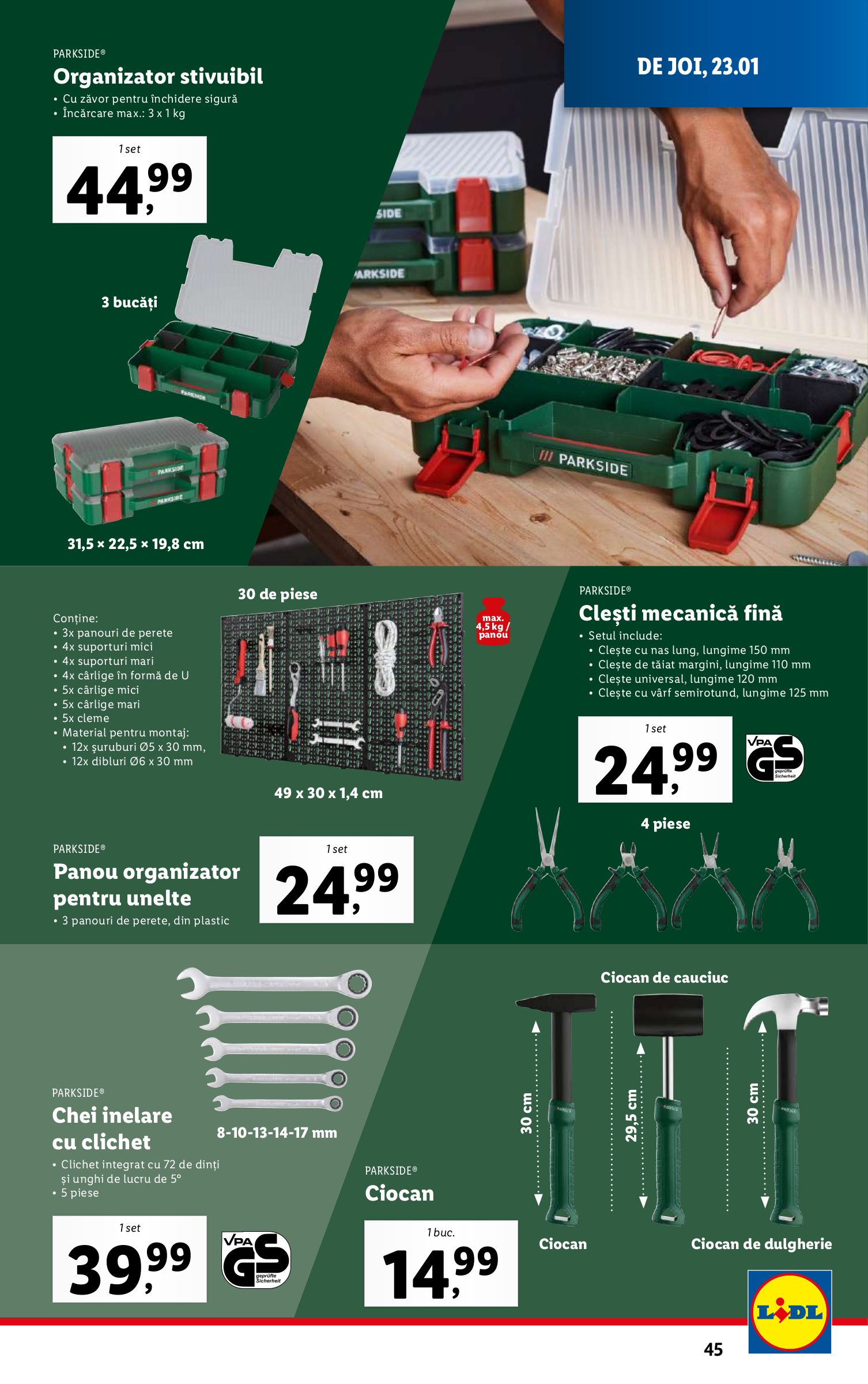 lidl - Catalog Lidl valabil din 20.01. - 26.01. - page: 45