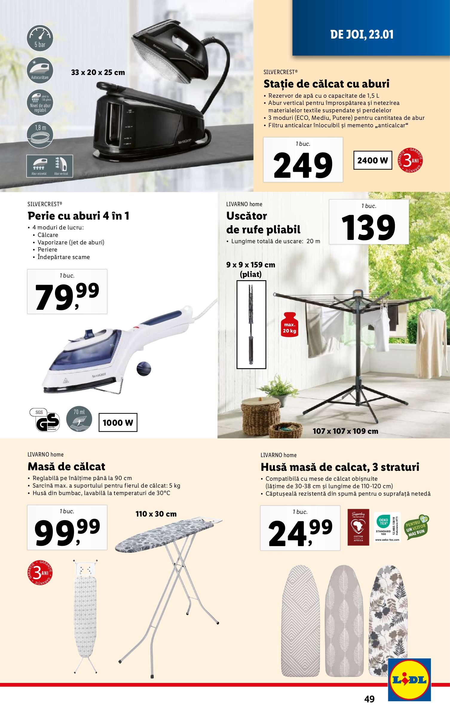 lidl - Catalog Lidl valabil din 20.01. - 26.01. - page: 49